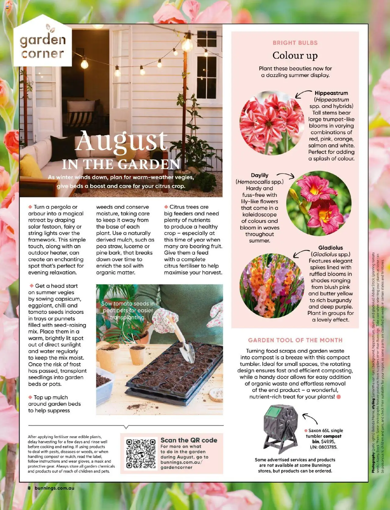 Bunnings Warehouse catalogue - valid from 01.08.2025 | Page: 8 | Products: Butter, Compost, Water, Nutrients