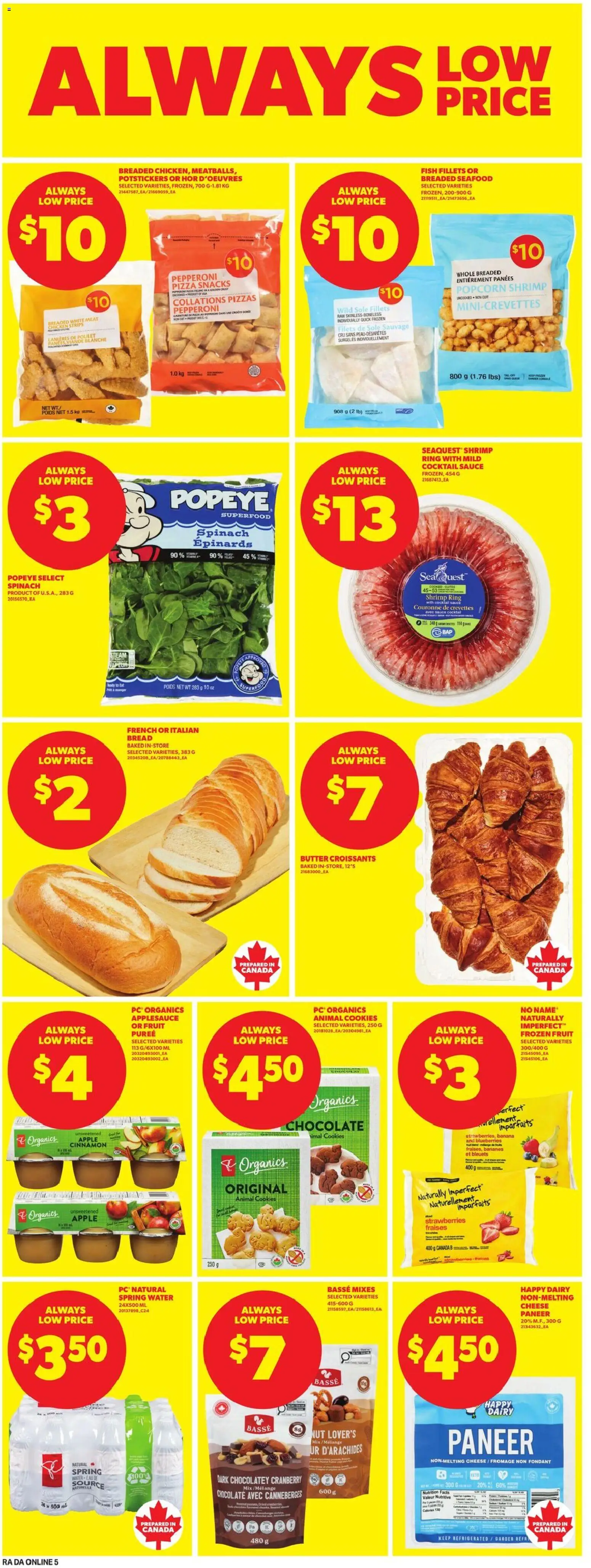 Atlantic Superstore flyer valid from 02.04.2026 | Page: 15 | Products: Fish, Bread, Chocolate, Chicken