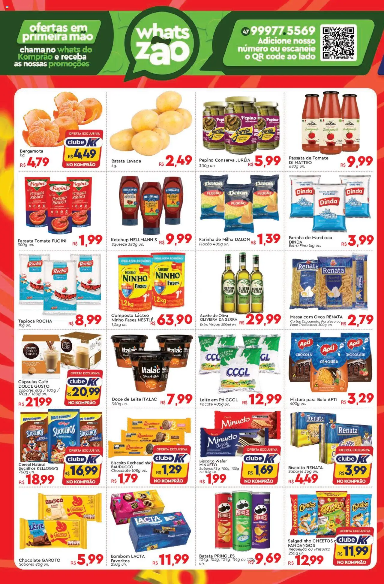 Komprao Atacadista Folheto - válido de 16.08.2025 | Página: 2 | Produtos: Mandioca, Ovos, Café, Bolo