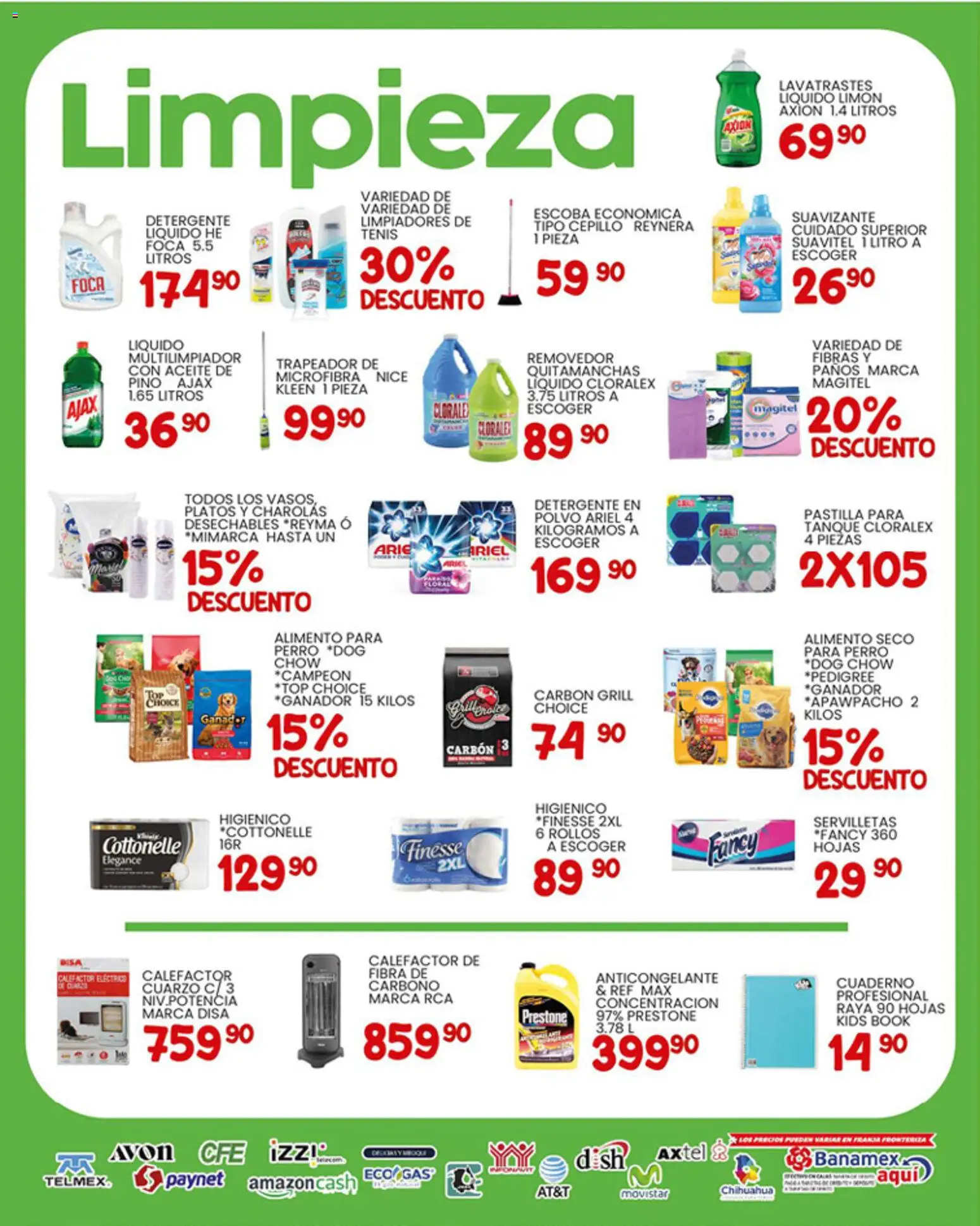 Nuevas ofertas de Alsuper válidas en toda la República Mexicana desde el 16.01.2026. ¡Encuentra las mejores ofertas en Alsuper folleto Chihuahua Estado! | Página: 5 | Productos: Detergente, Aceite, Suavizante, Servilletas