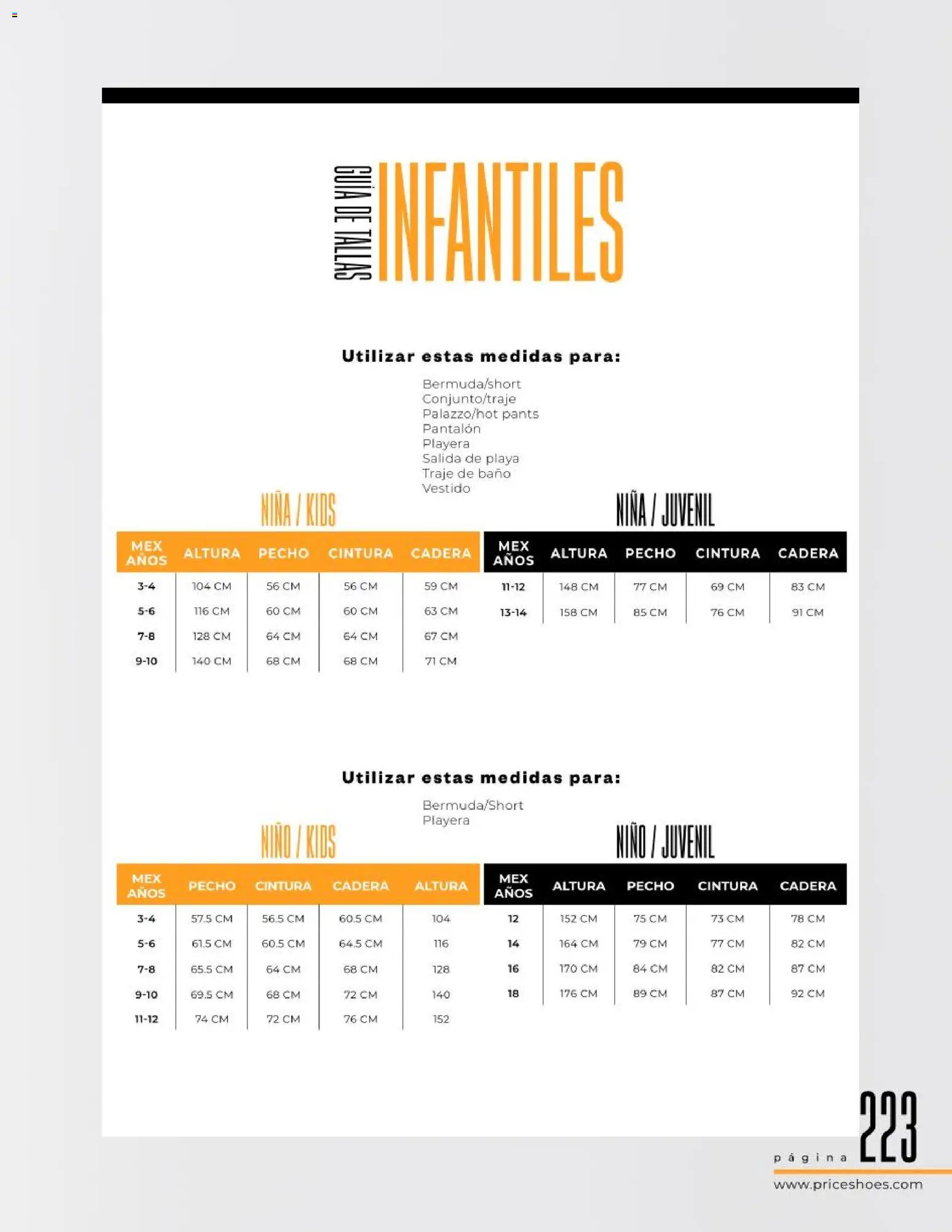 Nuevas ofertas de Price Shoes válidas en toda la República Mexicana desde el 13.02.2026. ¡Encuentra las mejores ofertas en Price Shoes catálogo Playa! | Página: 223 | Productos: Traje, Playera, Baño, Pants