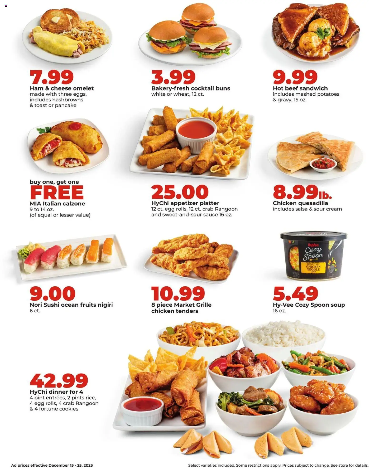 HyVee Weekly Ad - valid from 15.12.2025 | Page: 23 | Products: Sour cream, Cream, Cookies, Potatoes