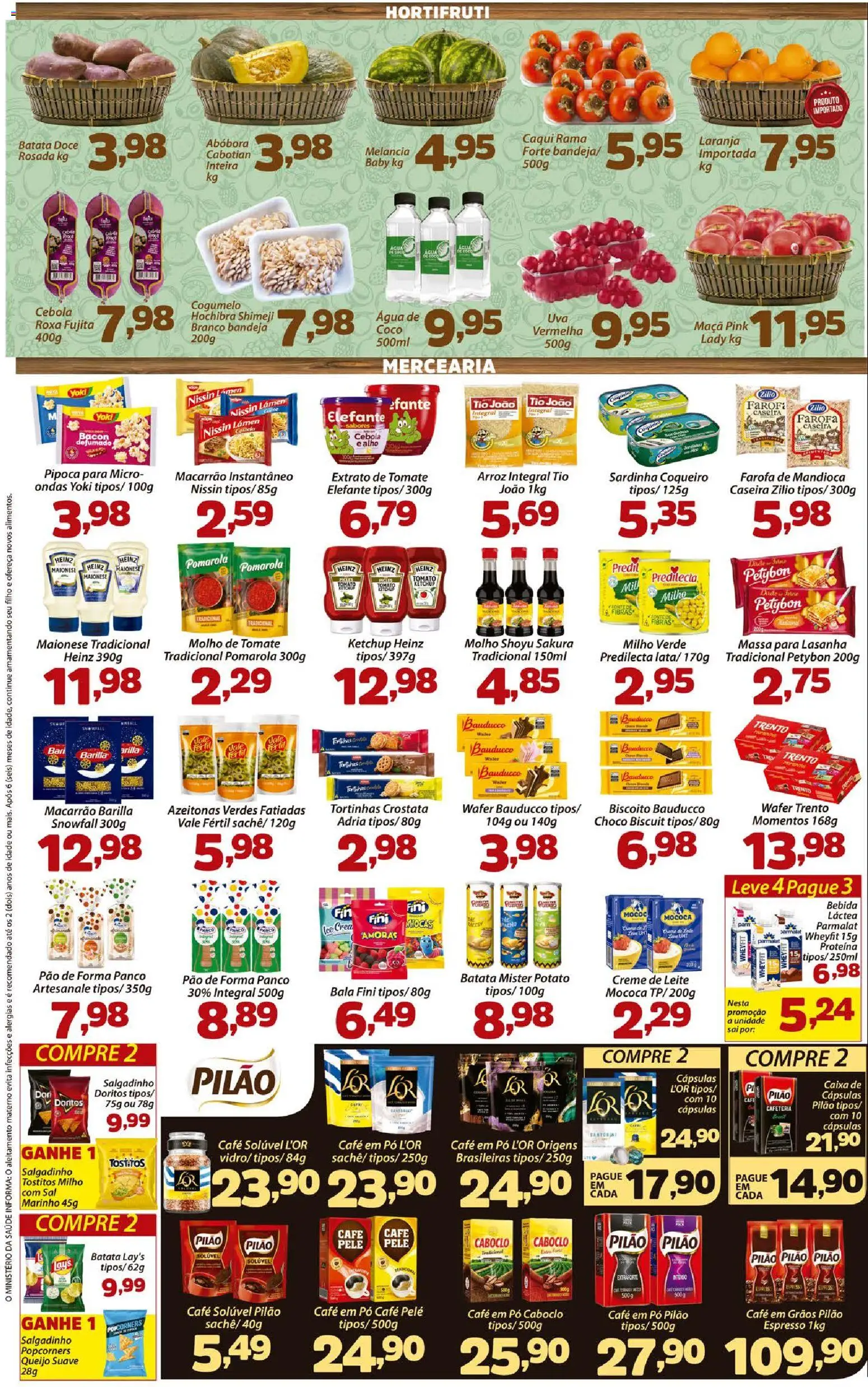 Confiança Folheto - válido de 17.04.2026 | Página: 2 | Produtos: Arroz, Macarrão, Creme, Pipoca