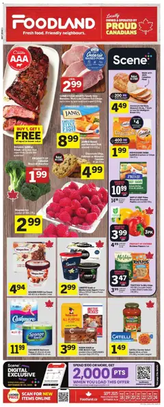 Preview of Foodland weekly flyer / circulaire from shop Foodland valid from 18.09.2025