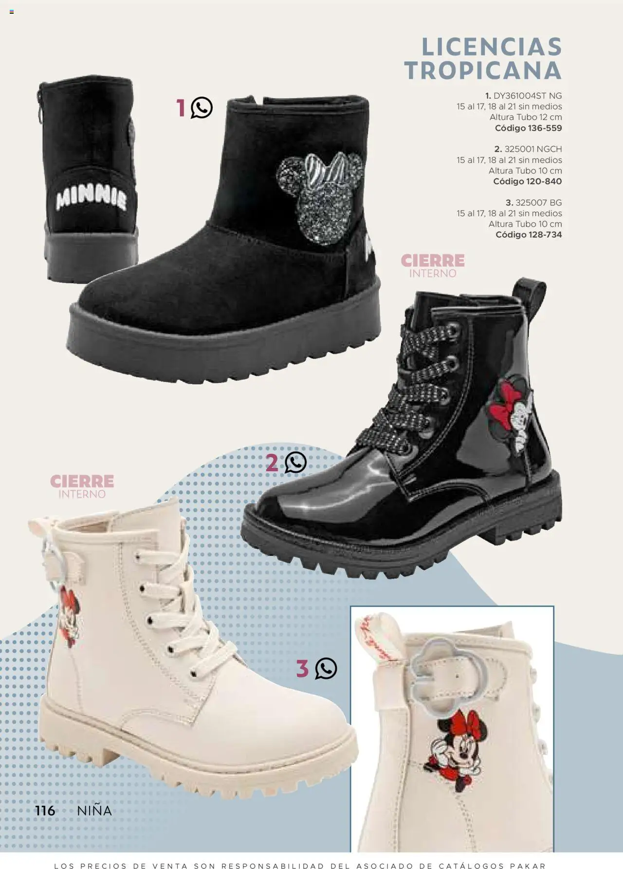 Nuevas ofertas de SC Pakar válidas en toda la República Mexicana desde el 24.07.2025. ¡Encuentra las mejores ofertas en SC Pakar - Catálogo Nina otoño / invierno! | Página: 116