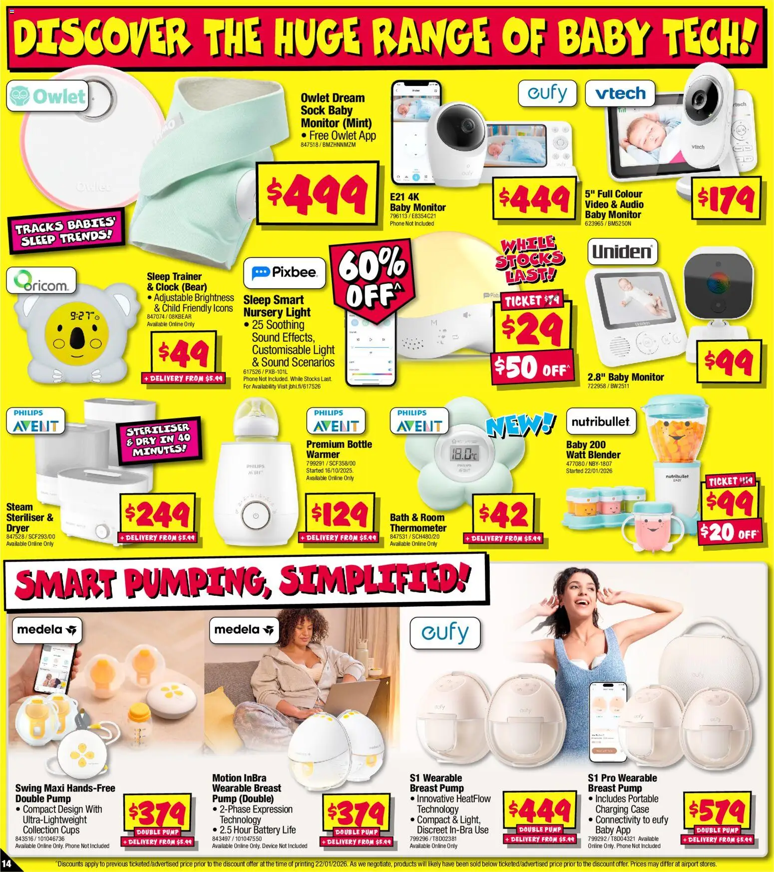 JB Hi-Fi catalogue - valid from 29.01.2026 | Page: 14 | Products: Bath, Light, Monitor, Audio
