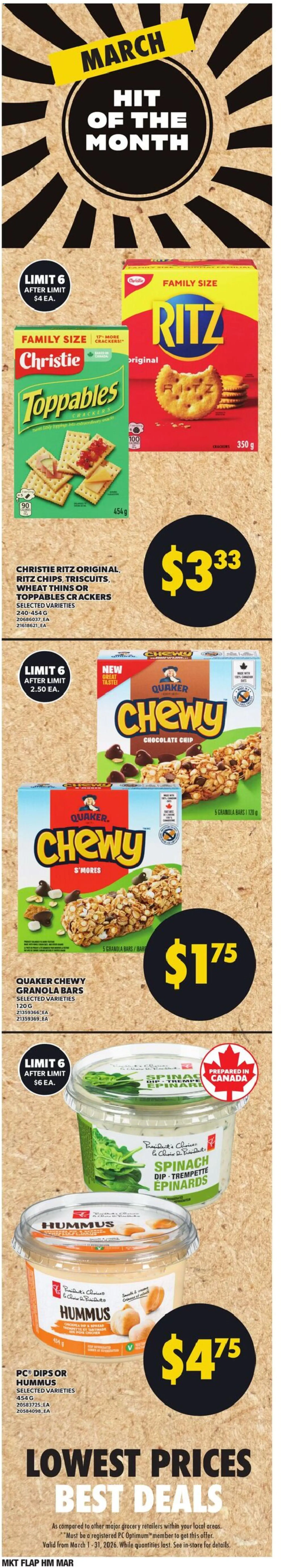 Independent Grocer flyer valid from 19.03.2026 | Page: 5 | Products: PC, Chocolate