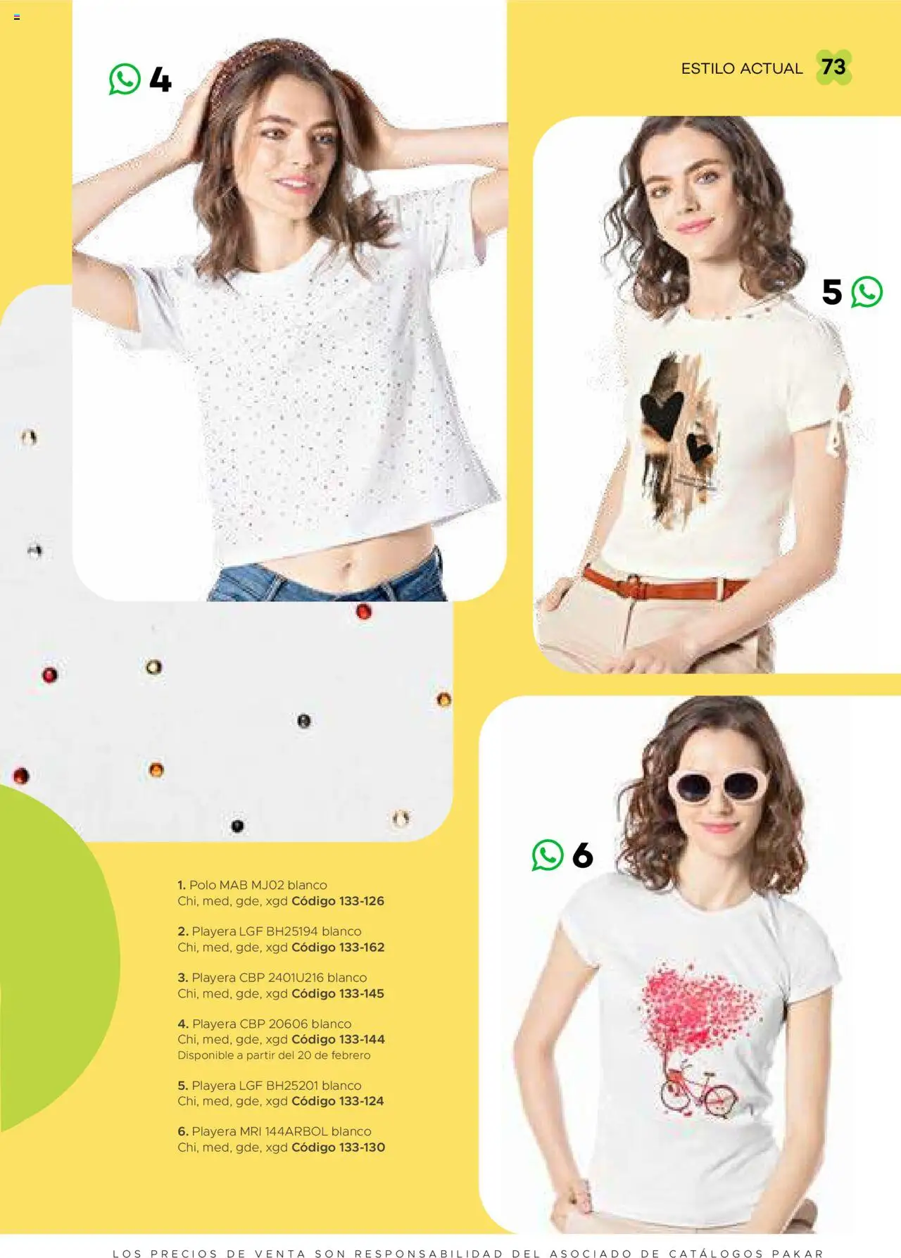 Nuevas ofertas de SC Pakar válidas en toda la República Mexicana desde el 31.01.2025. ¡Encuentra las mejores ofertas en SC Pakar catálogo Ropa! | Página: 73 | Productos: Playera
