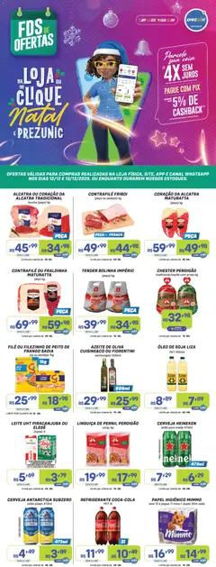 Encarte FDS Prezunic - Pré-Visualização do folheto da loja Prezunic, válido de 12.12.2025