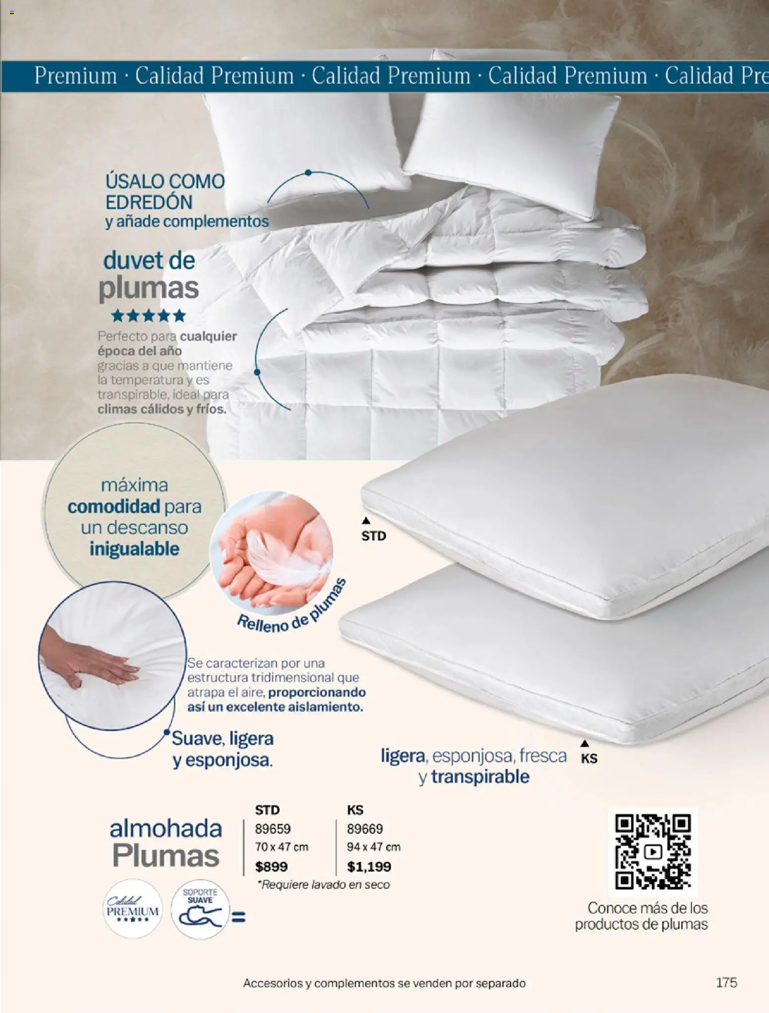 Nuevas ofertas de Vianney válidas en toda la República Mexicana desde el 06.03.2026. ¡Encuentra las mejores ofertas en Vianney catálogo Tu hogar, nuestra pasión! | Página: 177 | Productos: Almohada