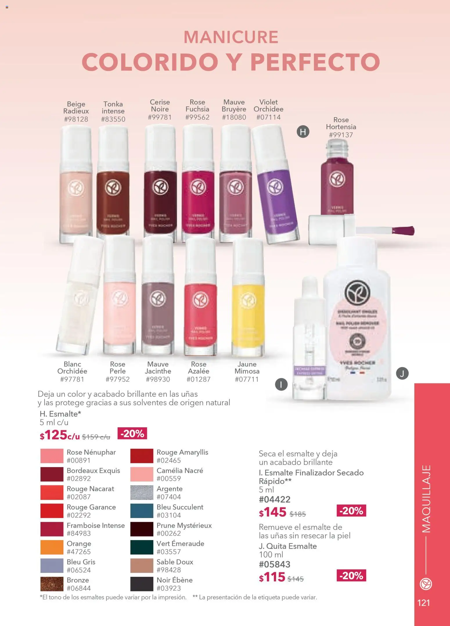 Nuevas ofertas de Yves Rocher válidas en toda la República Mexicana desde el 19.11.2025. ¡Encuentra las mejores ofertas en Yves Rocher campaña 16 2025! | Página: 123 | Productos: Quita esmalte, Maquillaje