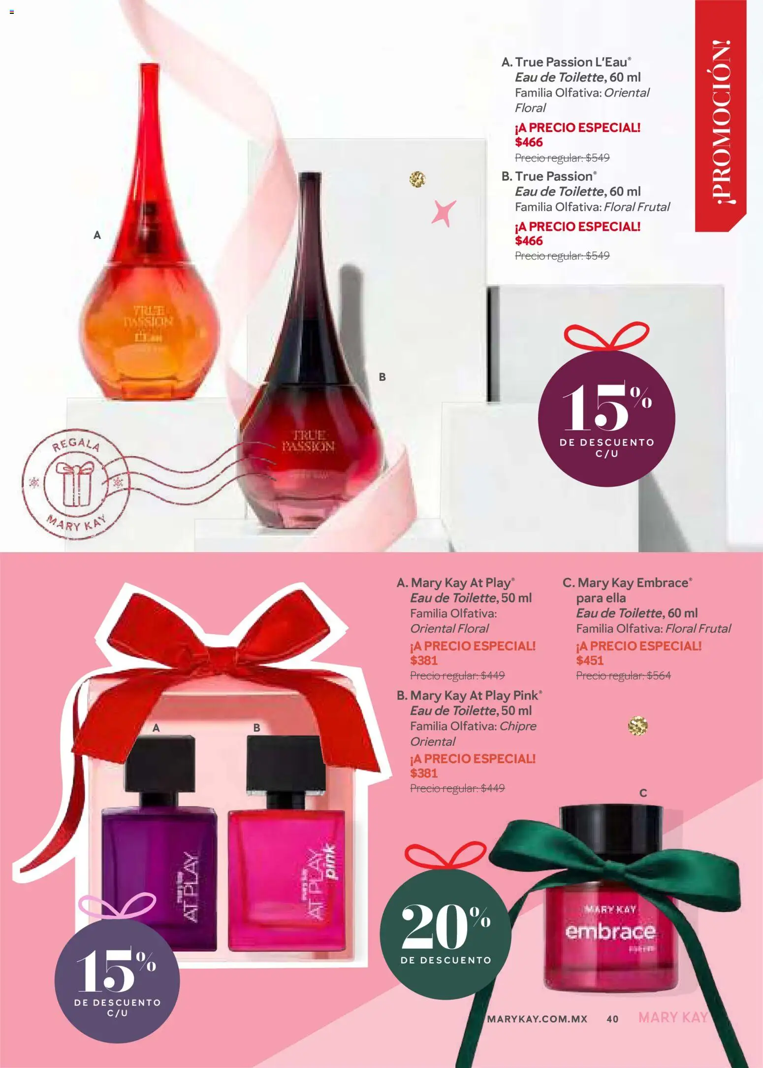Nuevas ofertas de Mary Kay válidas en toda la República Mexicana desde el 01.11.2025. ¡Encuentra las mejores ofertas en Mary Kay catálogo! | Página: 40 | Productos: Eau de toilette