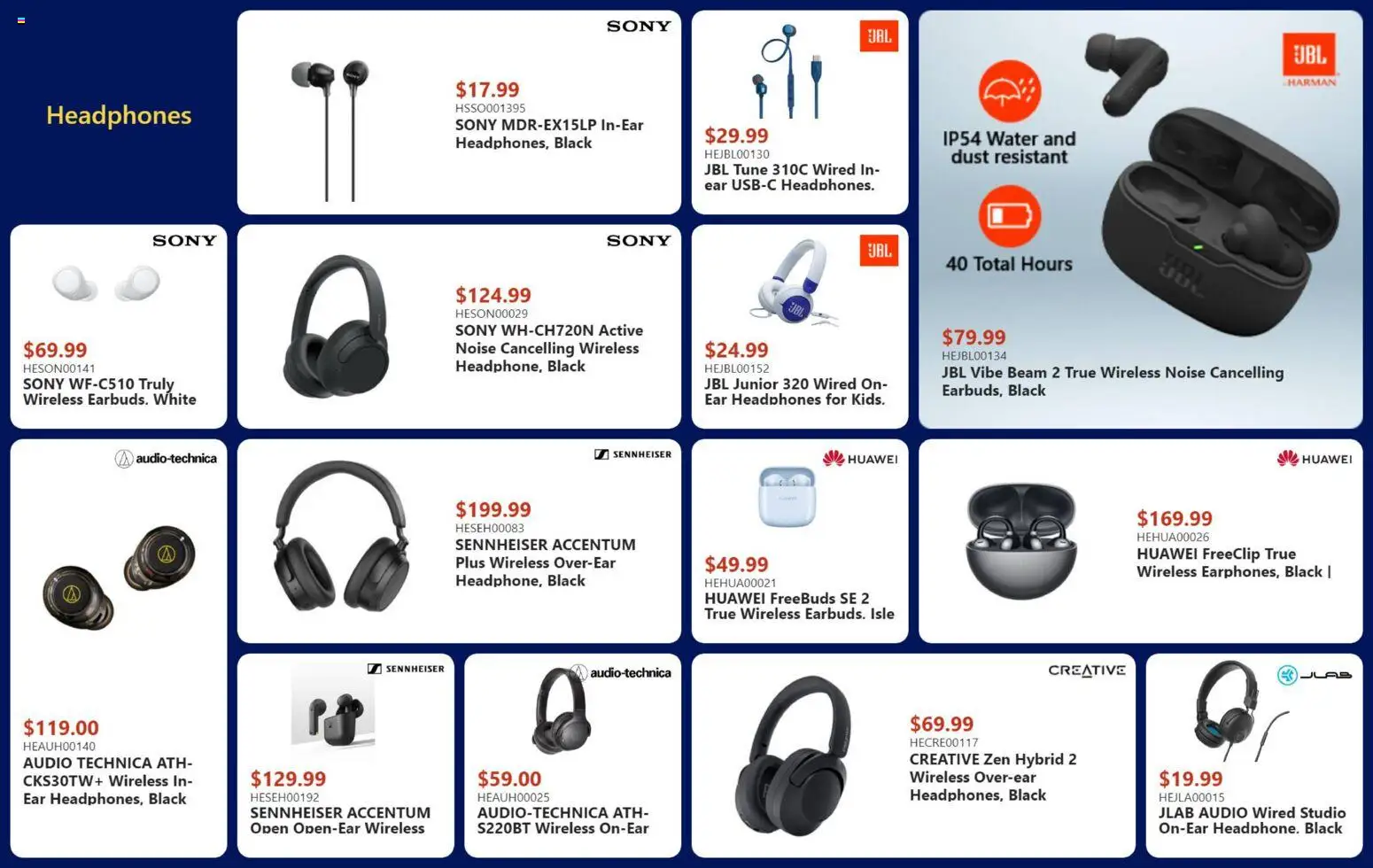 Canada Computers flyer valid from 20.02.2026 | Page: 12 | Products: Audio, Headphones