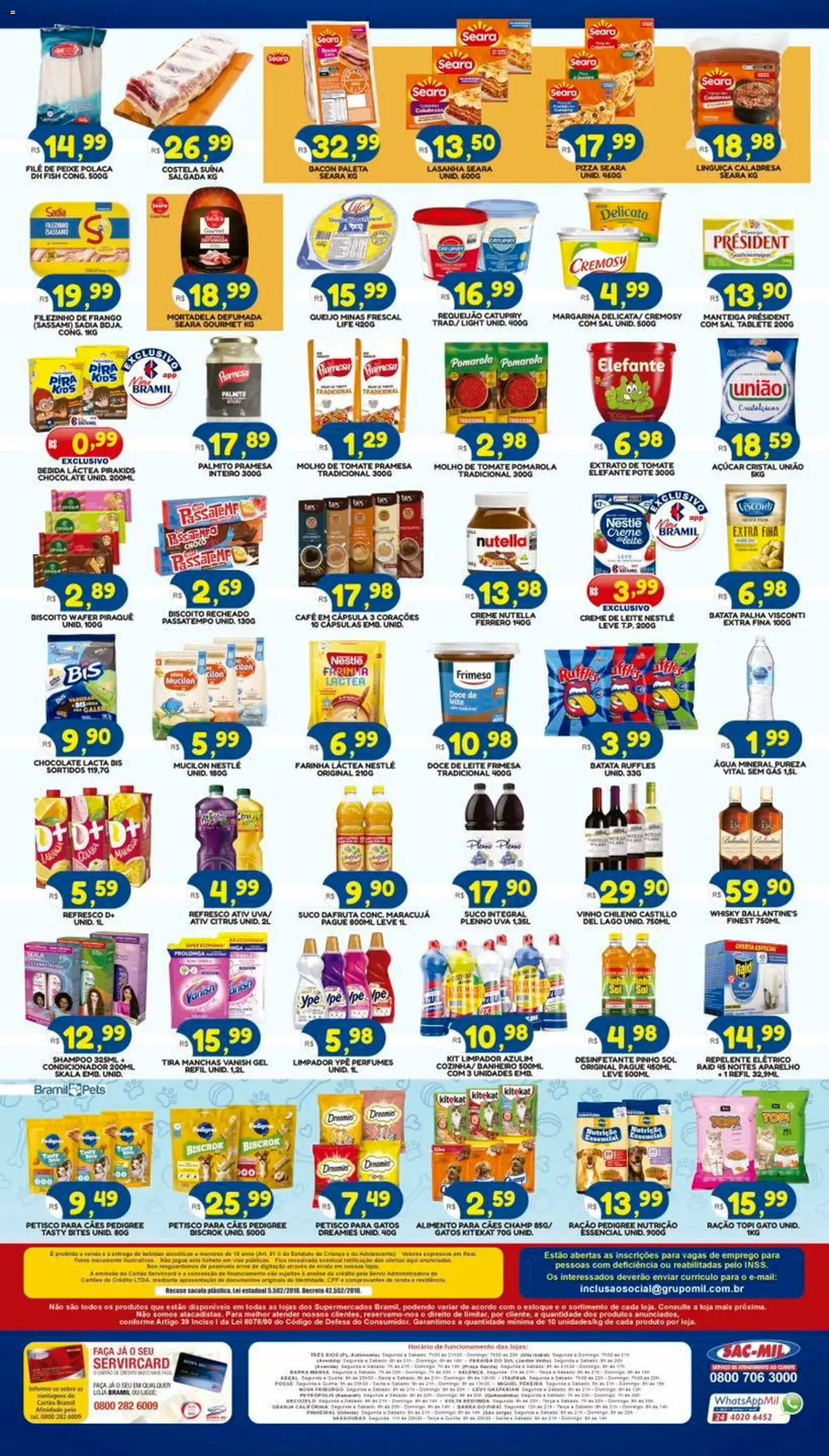 Bramil Supermercados Folheto - válido de 05.01.2026 | Página: 2 | Produtos: Whisky, Manteiga, Vinho, Doce de leite