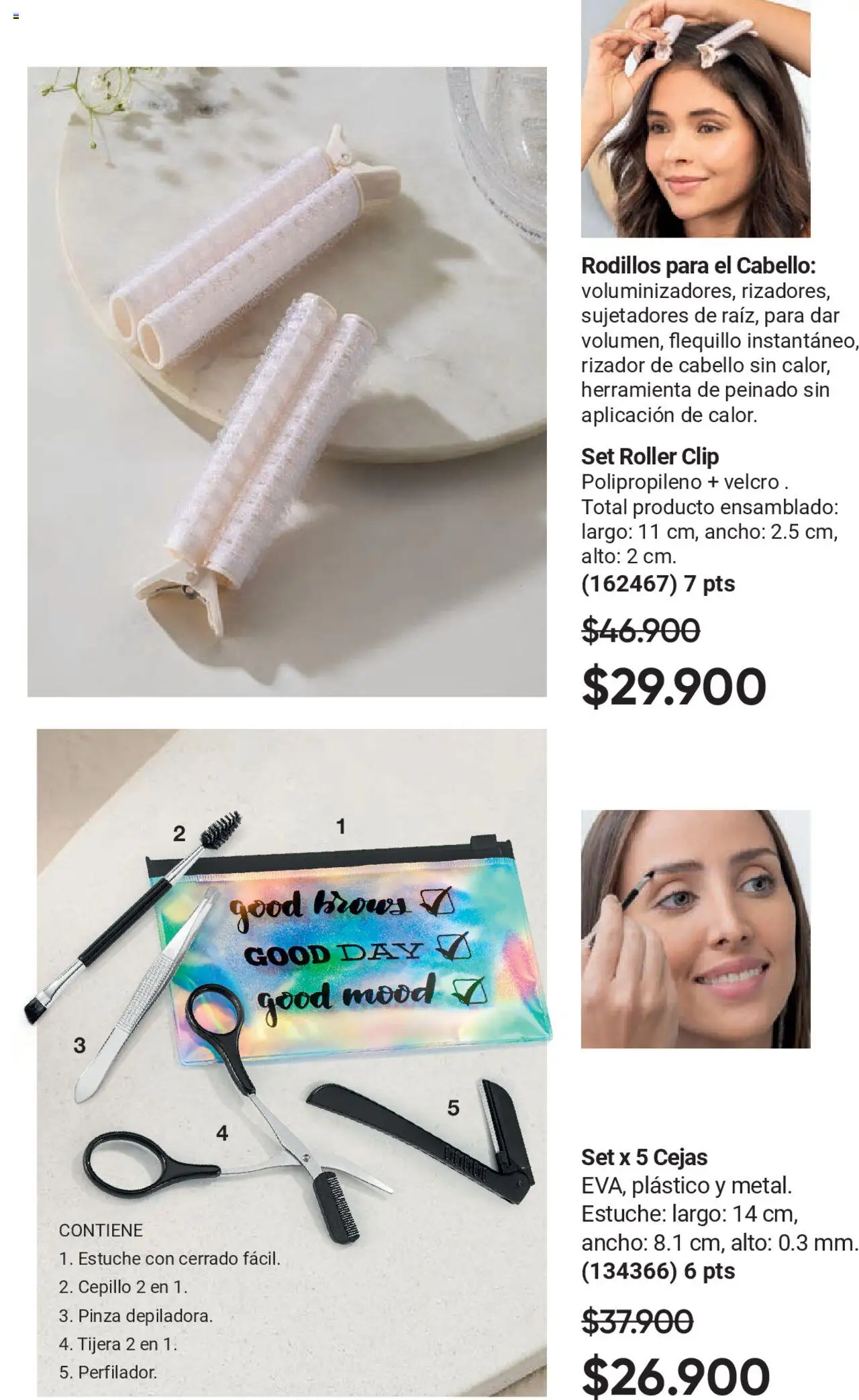 Avon revista - valida desde el 12.09.2025 | Página: 61 | Productos: Estuche, Rizador de cabello, Tijera, Cepillo