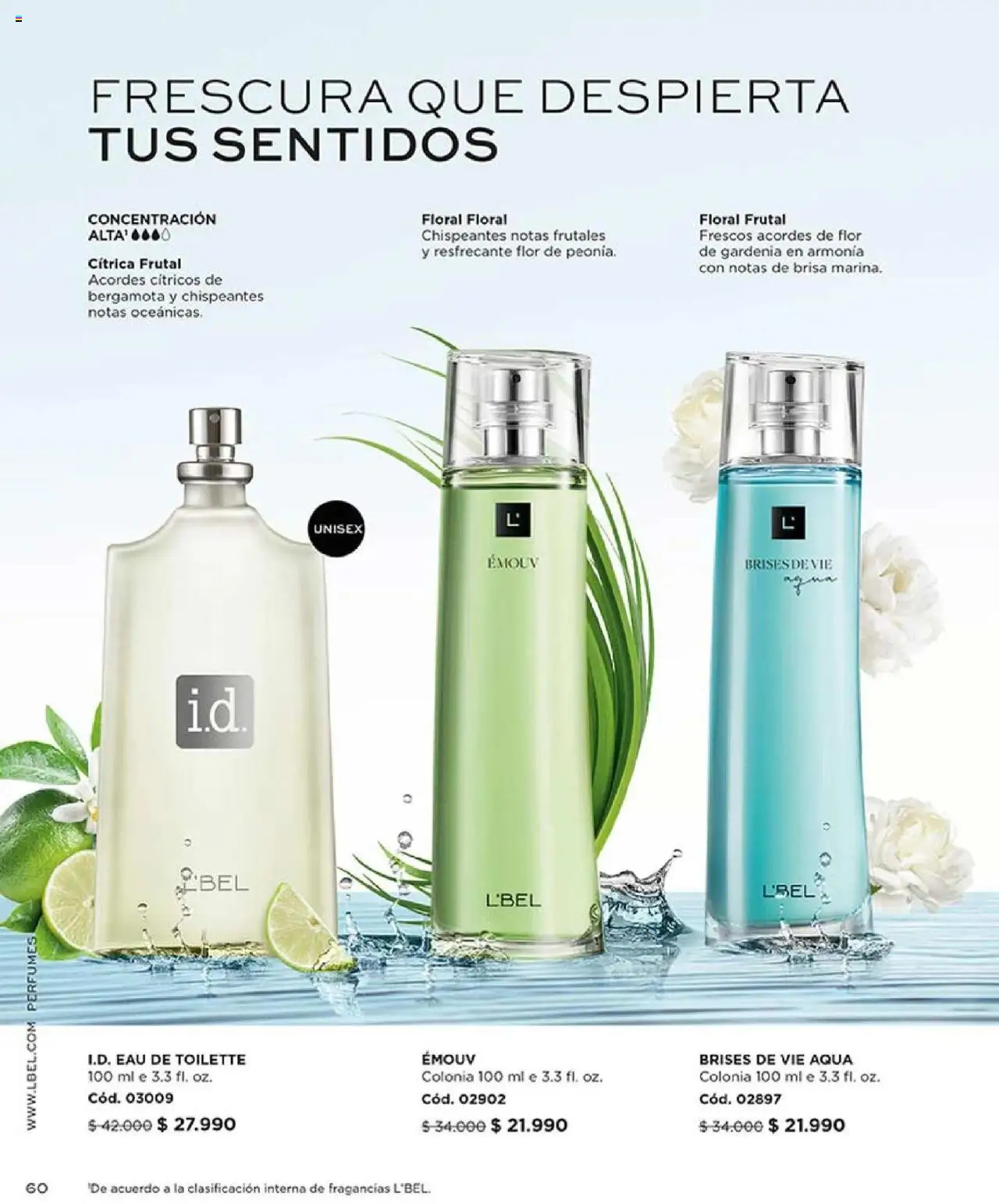 Catálogo L'Bel Campaña 14 │ válido desde el 31.08.2025 | Página: 60 | Productos: Eau de toilette