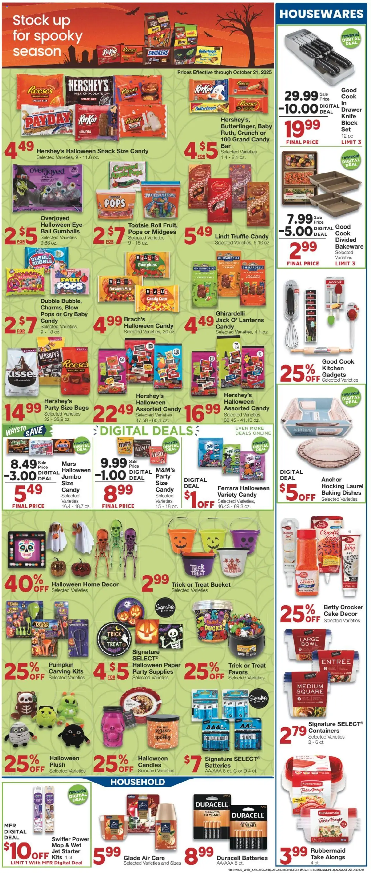 United Supermarkets Weekly Ad - valid from 07.10.2025 | Page: 4 | Products: Anchor, Milk, Starter, Pumpkin