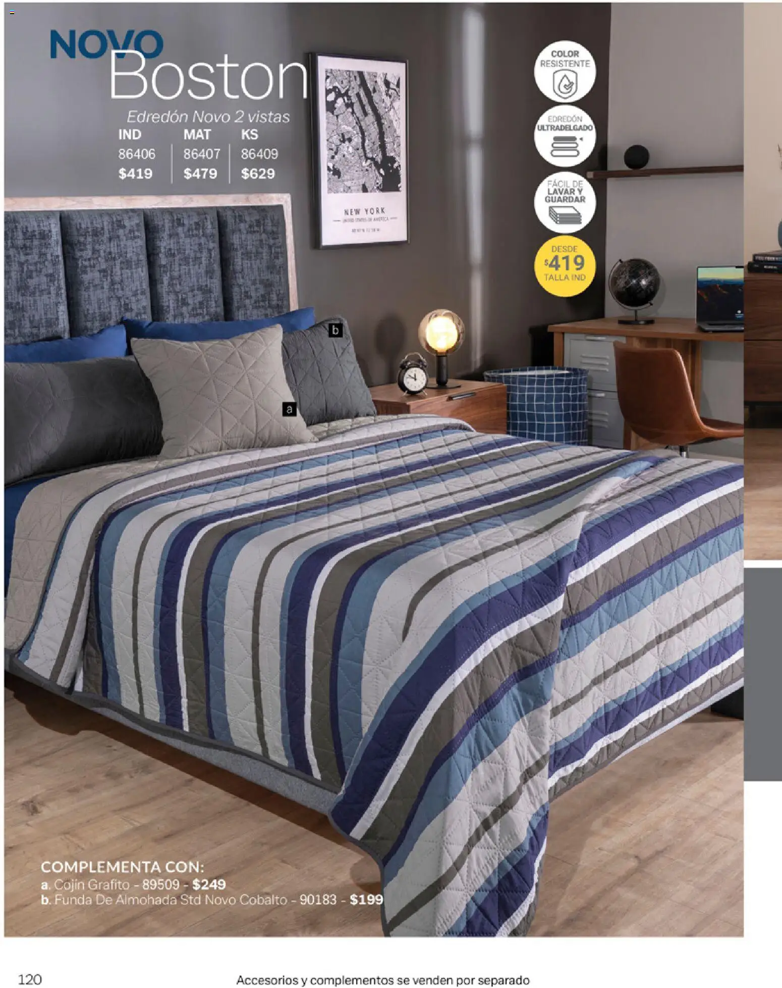 Nuevas ofertas de Vianney válidas en toda la República Mexicana desde el 06.03.2026. ¡Encuentra las mejores ofertas en Vianney catálogo Tu hogar, nuestra pasión! | Página: 122 | Productos: Funda, Funda de almohada, Almohada