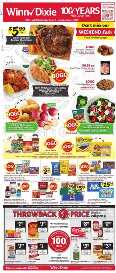 Preview of Winn Dixie weekly ads valid from 10.09.2025
