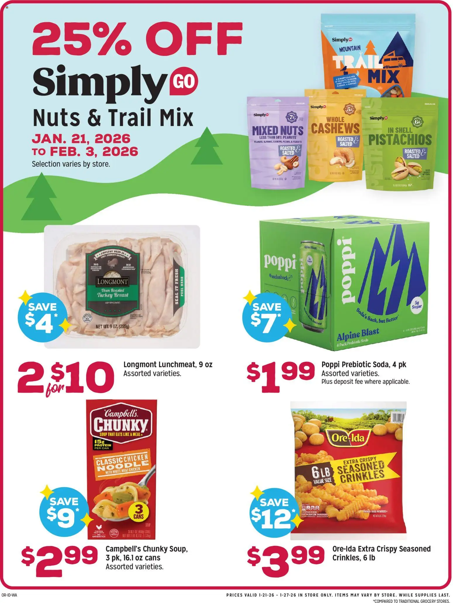 Grocery Outlet Weekly Ad - WA - valid from 21.01.2026 | Page: 3 | Products: Nuts, Potatoes, Sugar, Oven