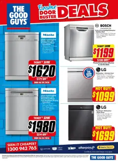 Preview of The Good Guys catalogue  - valid from 29.03.2026 | Page: 11 | Products: Door, Dishwasher