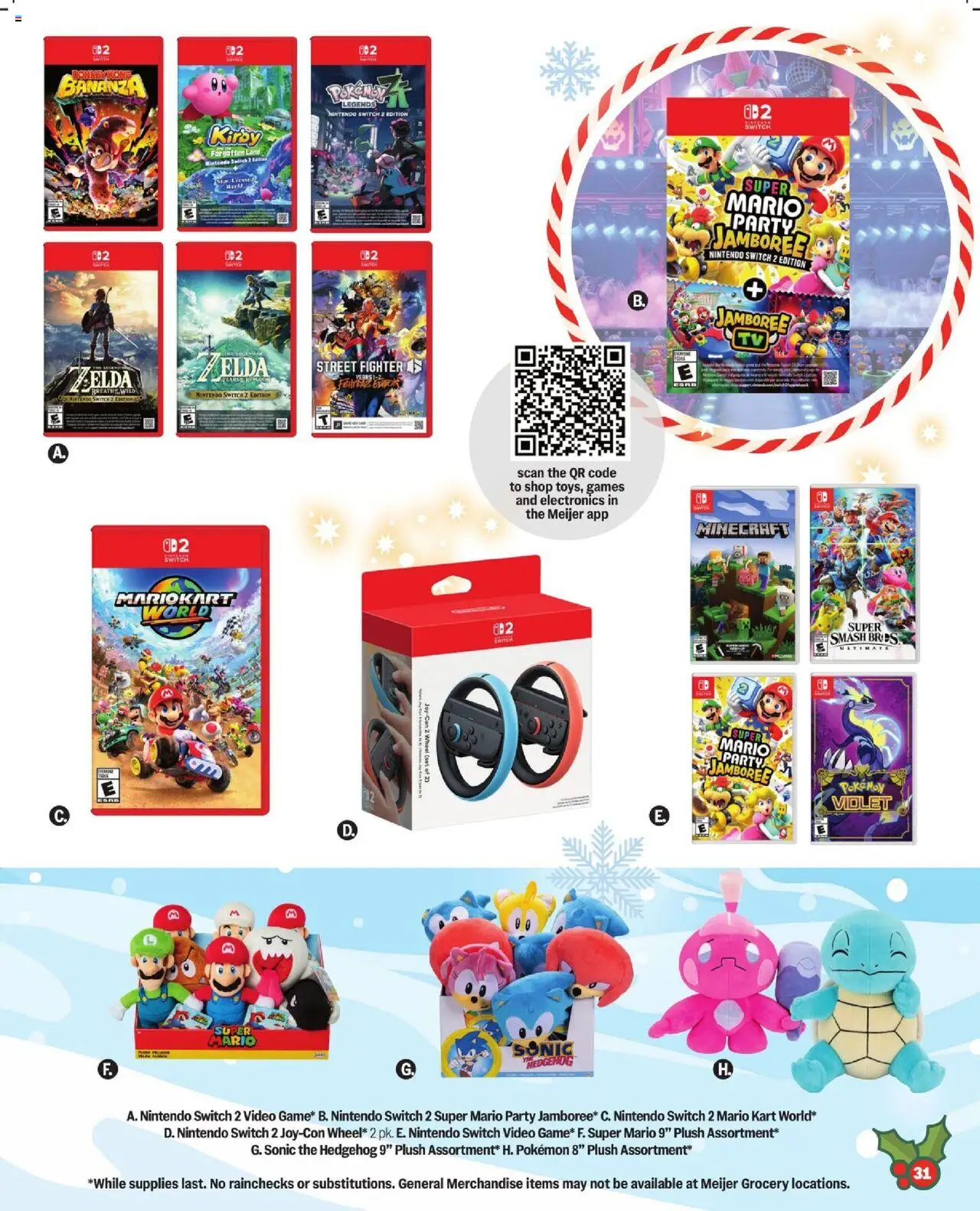 Meijer Pullout Toy - MI - valid from 08.10.2025 | Page: 31 | Products: Switch, Video, Nintendo