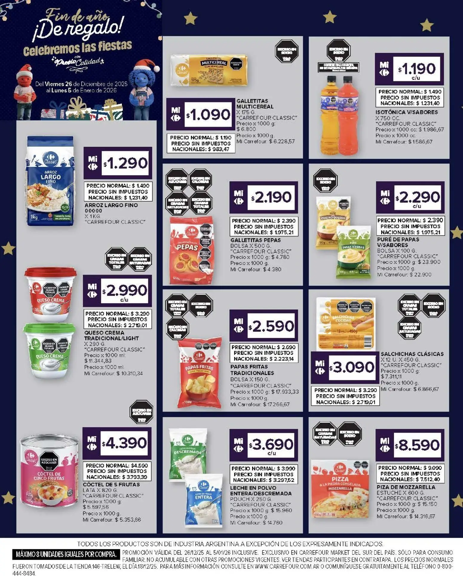 Carrefour Market catálogo │ válido desde el 26.12.2025 | Página: 13 | Productos: Teléfono, Polvo, Semillas, Queso