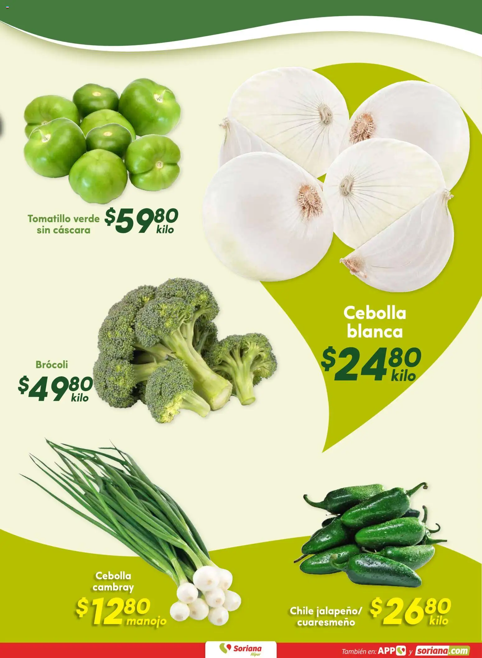 Nuevas ofertas de Soriana válidas en toda la República Mexicana desde el 13.03.2026. ¡Encuentra las mejores ofertas en Soriana Fin de Semana Híper: Tijuana, Mexicali, Ensenada, San Luis Río Colorado y Tecate! | Página: 11 | Productos: Cebolla, Brocoli
