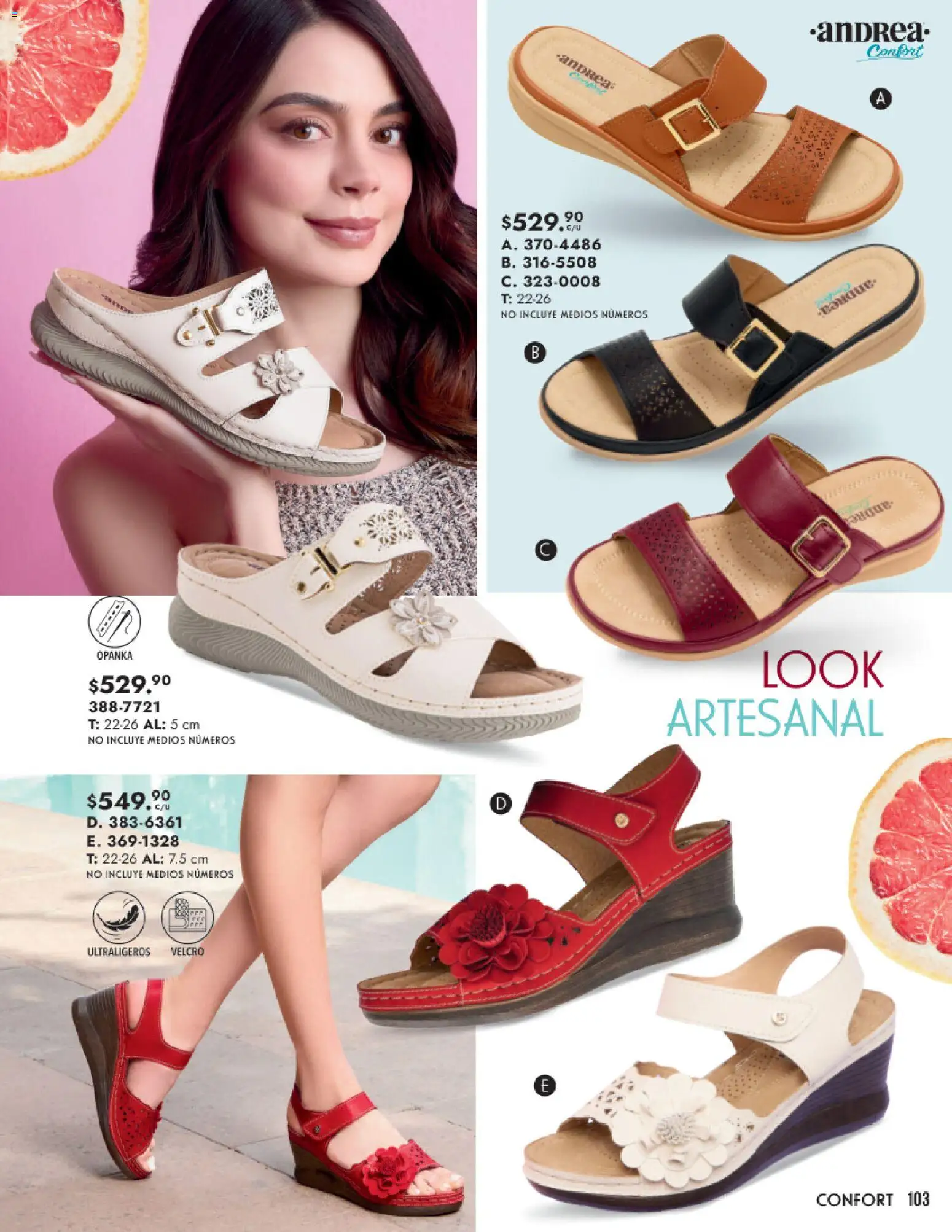 Nuevas ofertas de Andrea válidas en toda la República Mexicana desde el 25.01.2026. ¡Encuentra las mejores ofertas en Andrea catálogo Calzado Dama! | Página: 103