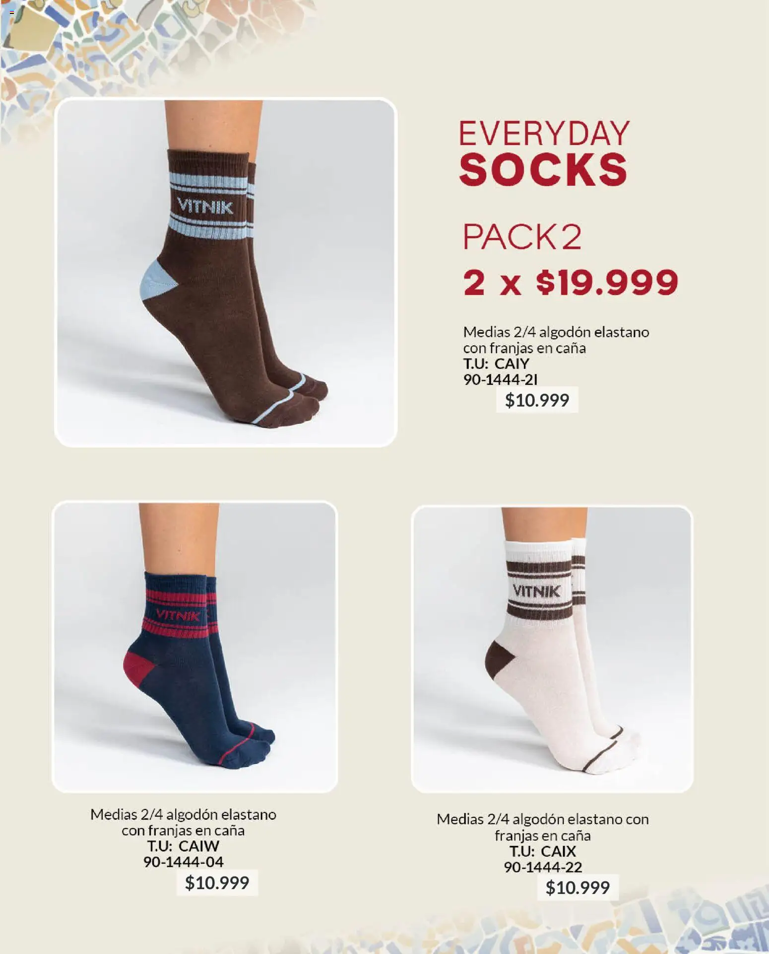Vitnik - Underwear & Complements │ válido desde el 24.02.2026 | Página: 50 | Productos: Algodón, Medias