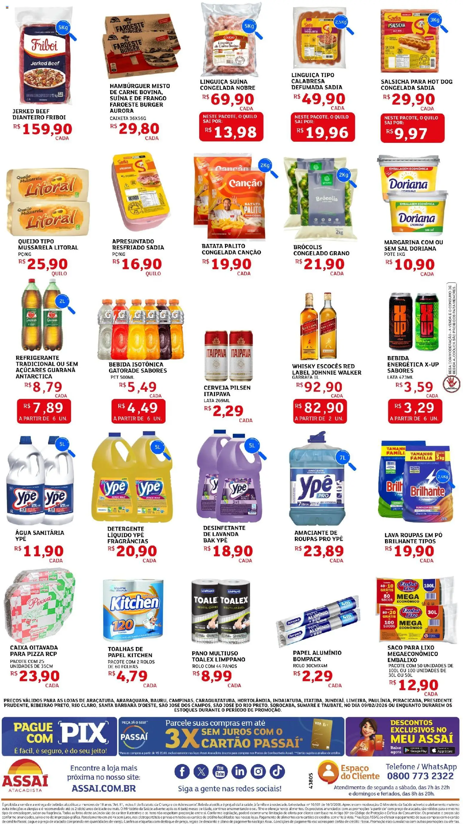 Assaí Atacadista Folheto - válido de 09.02.2026 | Página: 2
