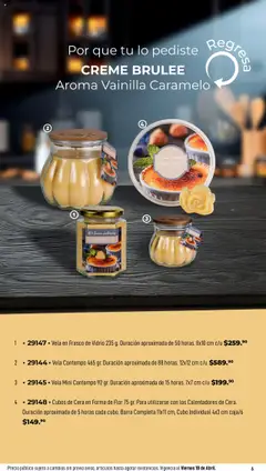 Nuevas ofertas de Home Interiors válidas en toda la República Mexicana desde el 31.03.2025. ¡Encuentra las mejores ofertas en Home Interiors catálogo Magia de las Velas ! | Página: 6 | Productos: Frasco, Cera, Vela, Barra