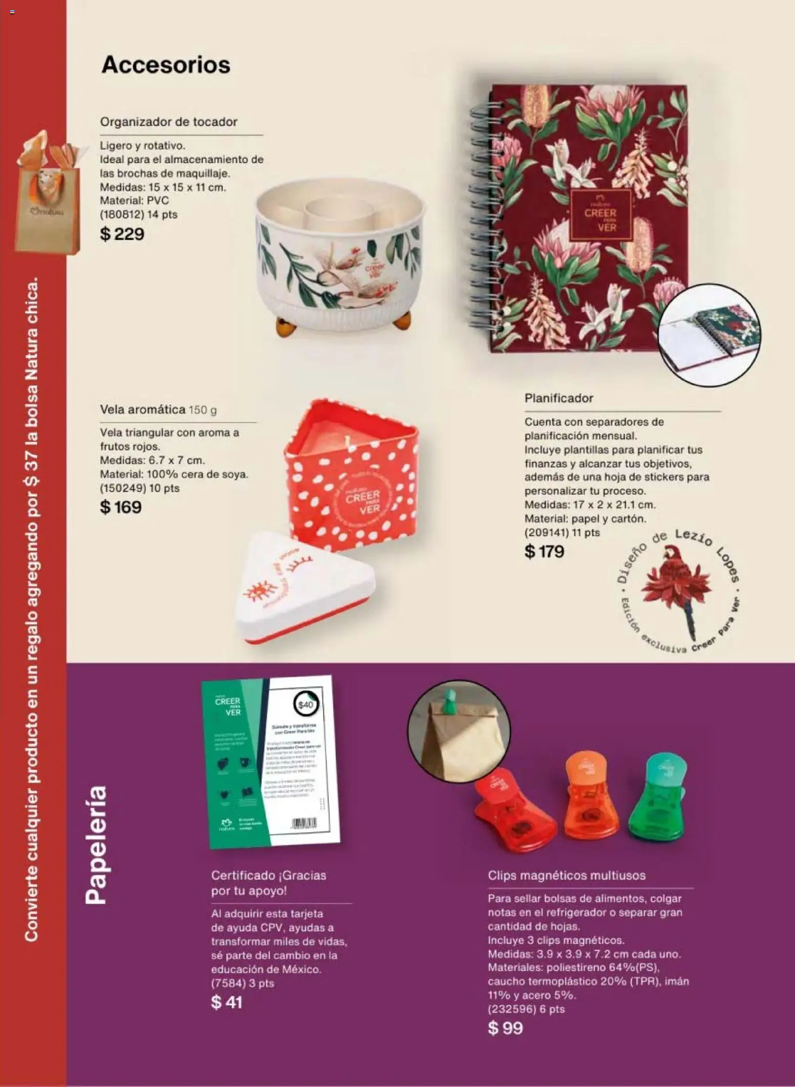 Nuevas ofertas de Natura válidas en toda la República Mexicana desde el 30.01.2026. ¡Encuentra las mejores ofertas en Natura campaña 3 2026! | Página: 157 | Productos: Refrigerador, Imán, Bolsa, Cera