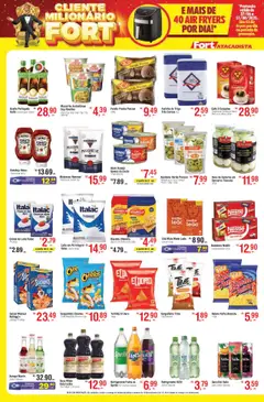 Fort Atacadista Folheto - válido de 08.08.2025 | Página: 2 | Produtos: Leite, Gomes da costa, Cheetos, Creme de leite