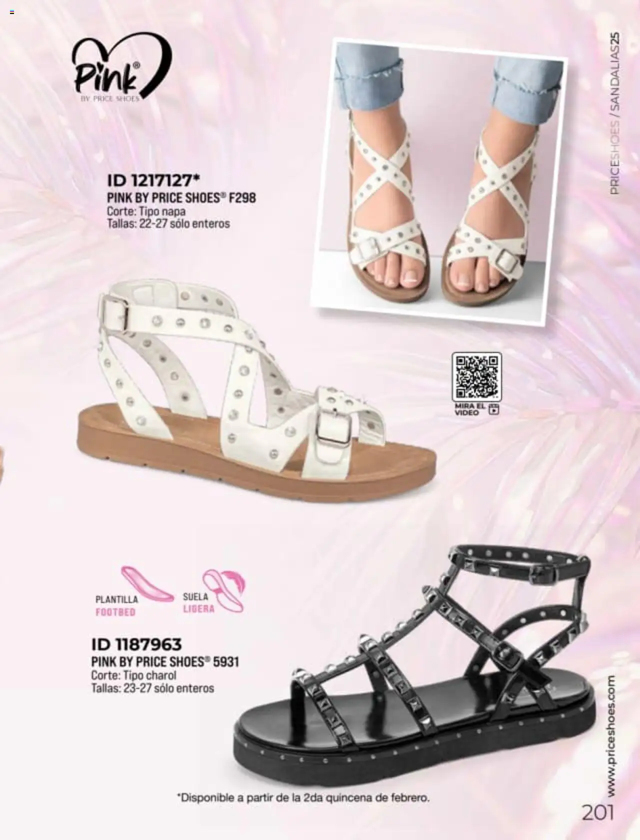 Nuevas ofertas de Price Shoes válidas en toda la República Mexicana desde el 27.01.2025. ¡Encuentra las mejores ofertas en Price Shoes catálogo Sandalias! | Página: 201 | Productos: Video