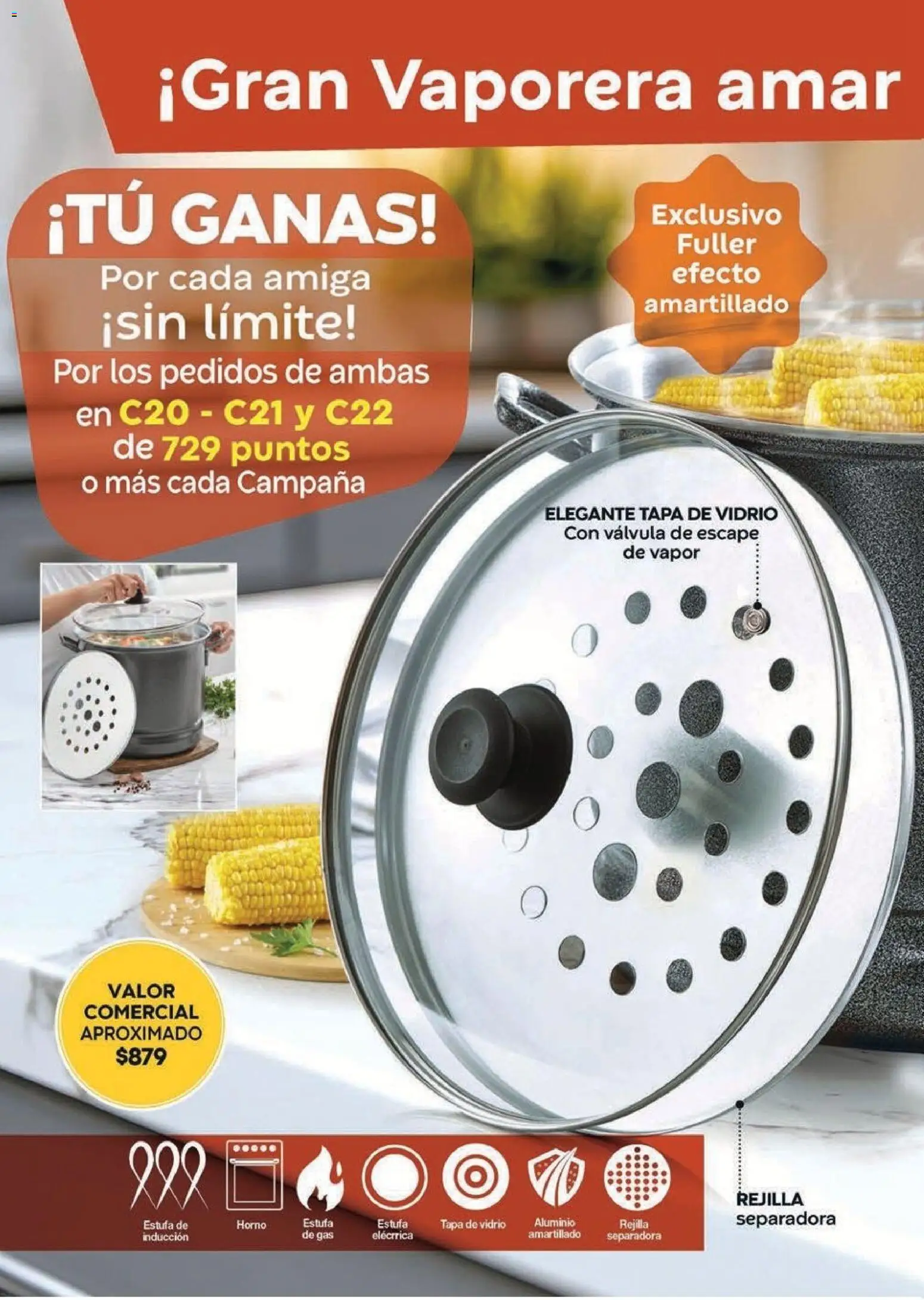 Nuevas ofertas de Fuller válidas en toda la República Mexicana desde el 07.01.2026. ¡Encuentra las mejores ofertas en Fuller Revista Gana Más C20! | Página: 2 | Productos: Horno, Vaporera, Válvula, Rejilla