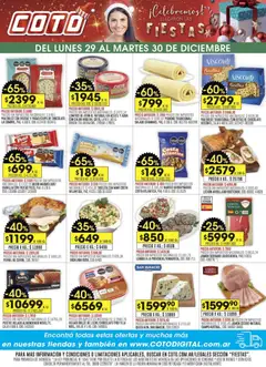 Vista previa Coto - Fiestas válido desde el 29.12.2025