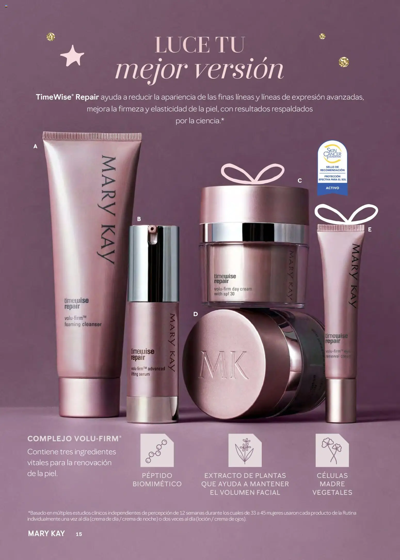 Nuevas ofertas de Mary Kay válidas en toda la República Mexicana desde el 01.11.2025. ¡Encuentra las mejores ofertas en Mary Kay catálogo! | Página: 15 | Productos: Serum, Crema, Loción