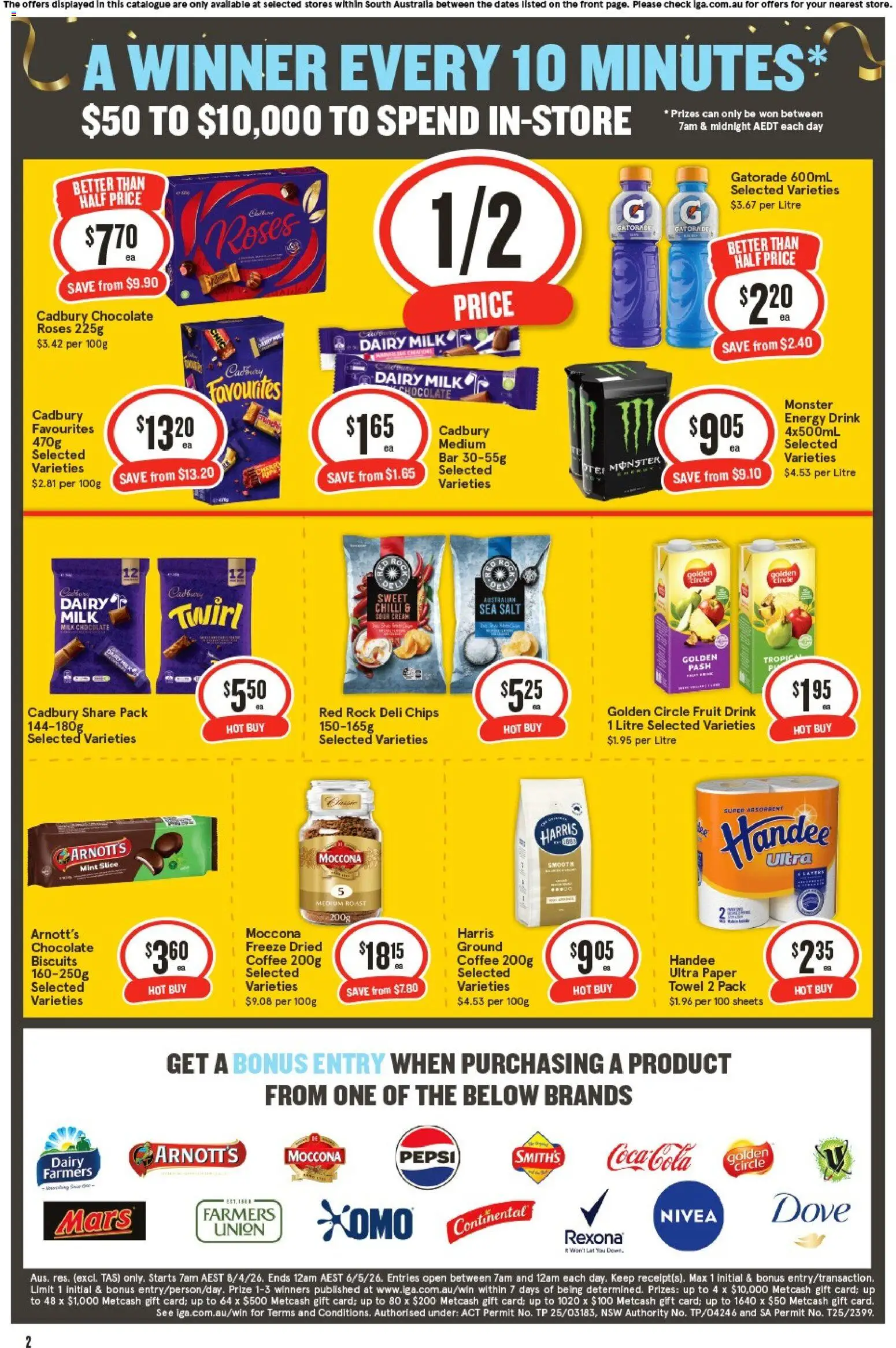 IGA catalogue - valid from 15.04.2026 | Page: 2 | Products: Chicken, Mouthwash, Turkey, Pear