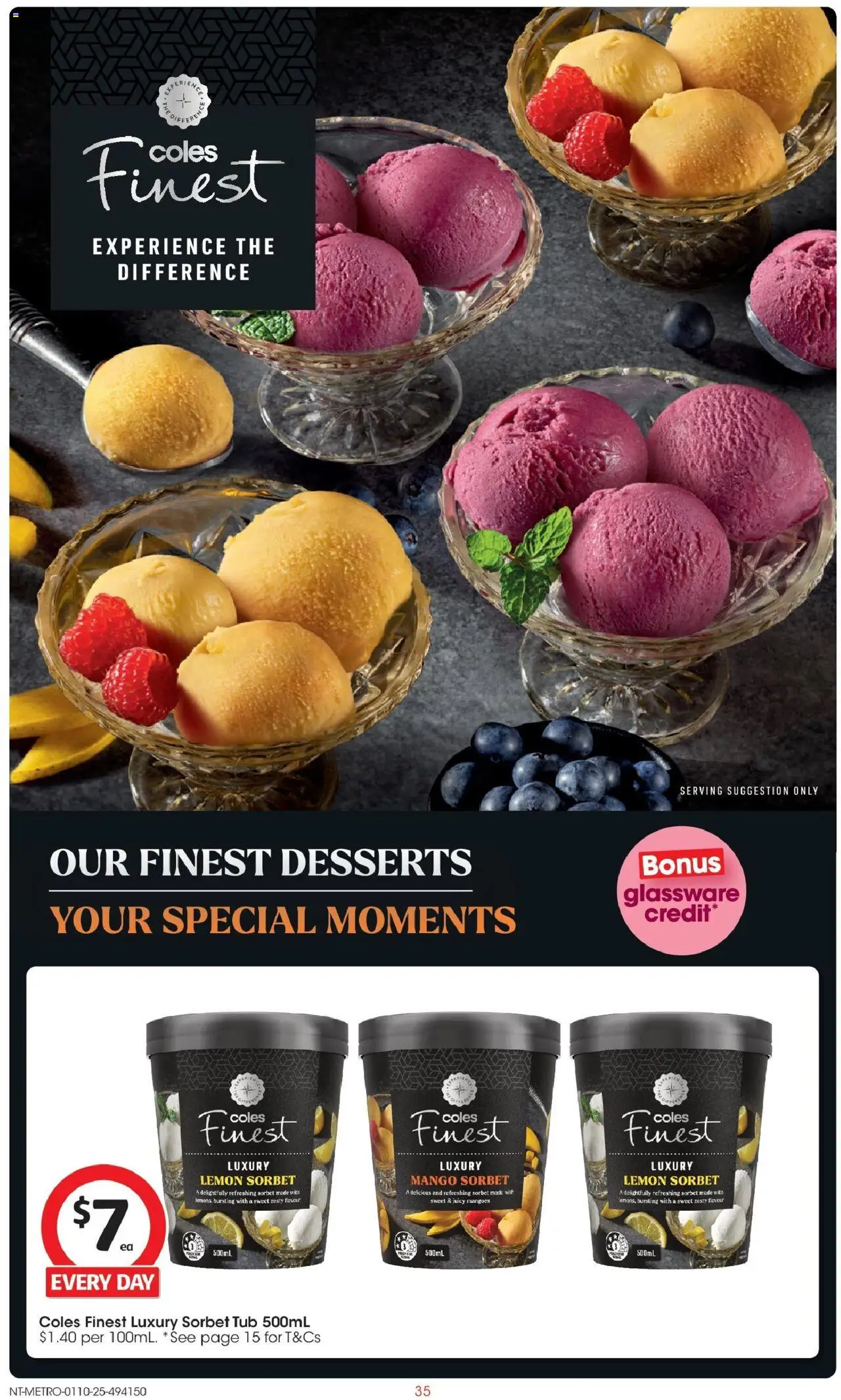 Coles catalogue - valid from 01.10.2025 | Page: 35 | Products: Glassware, Lemon, Mango