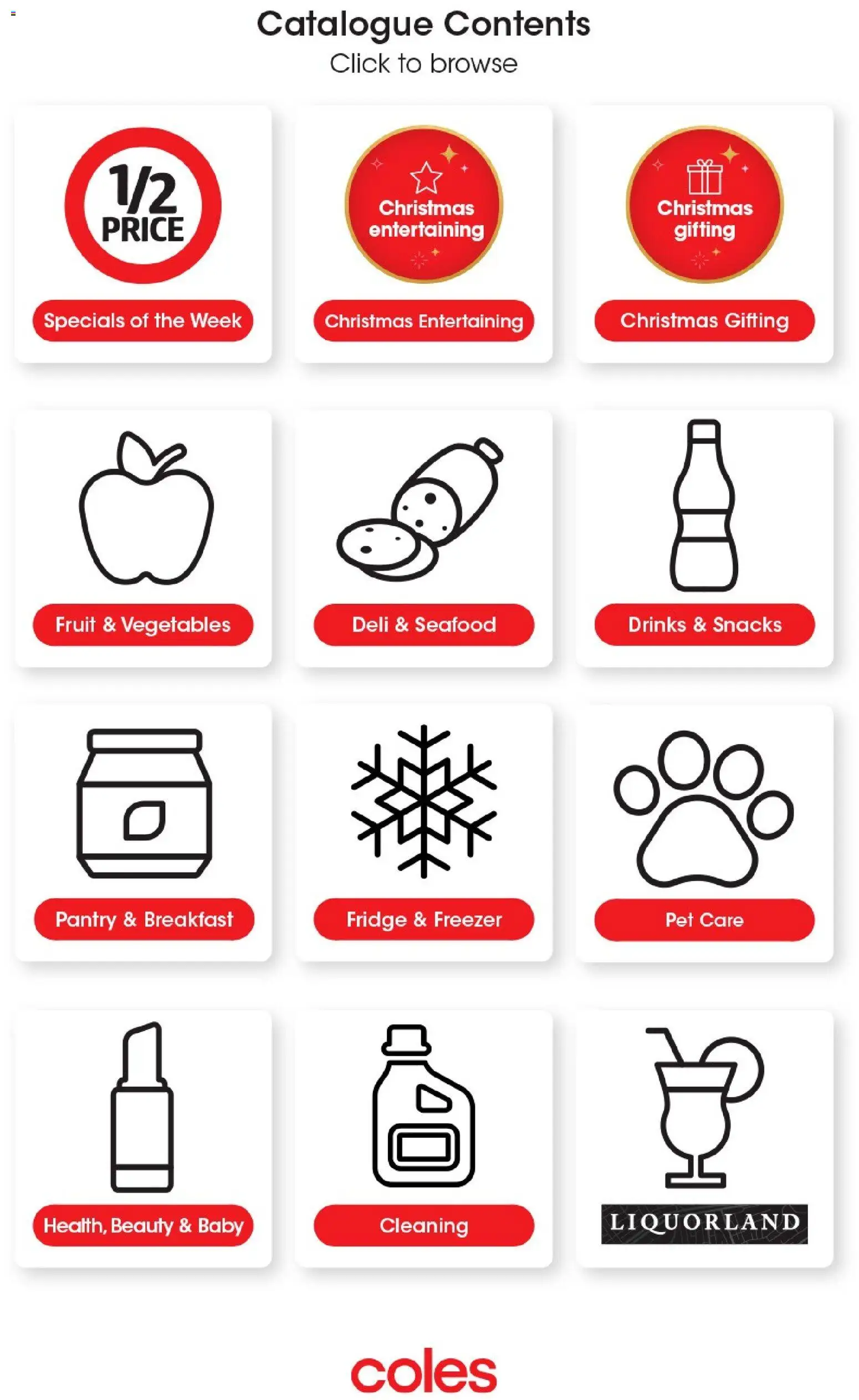 Coles catalogue - valid from 10.12.2025 | Page: 2 | Products: Vegetables, Seafood, Fridge, Freezer