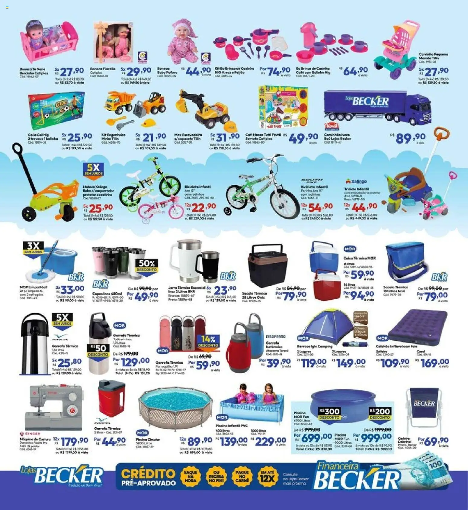 Lojas Becker Folheto - válido de 01.12.2025 | Página: 16 | Produtos: Colchão, Brinco, Café, Sorvete