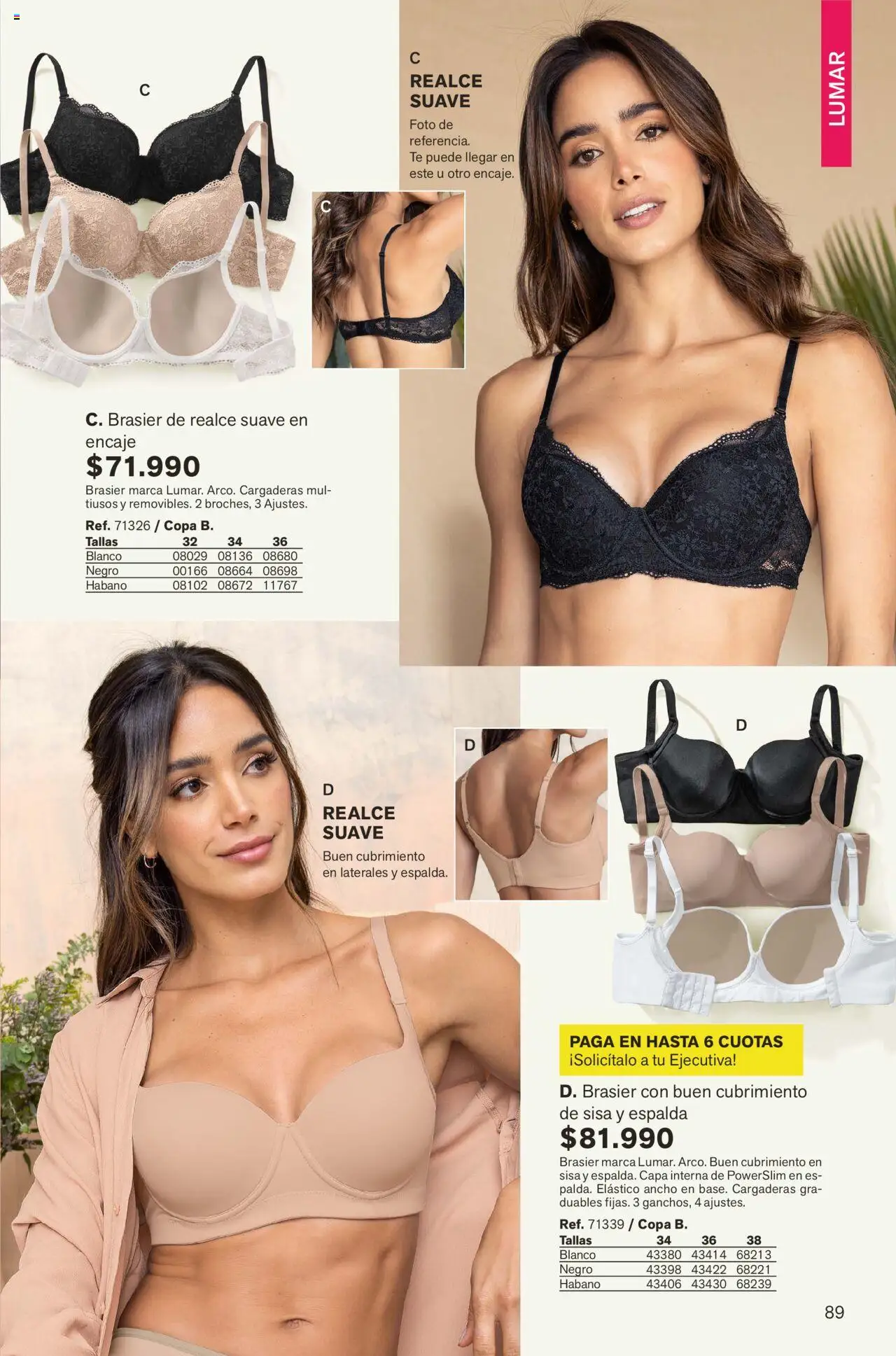 Leonisa revista - valida desde el 01.09.2025 | Página: 89 | Productos: Té, Brasier