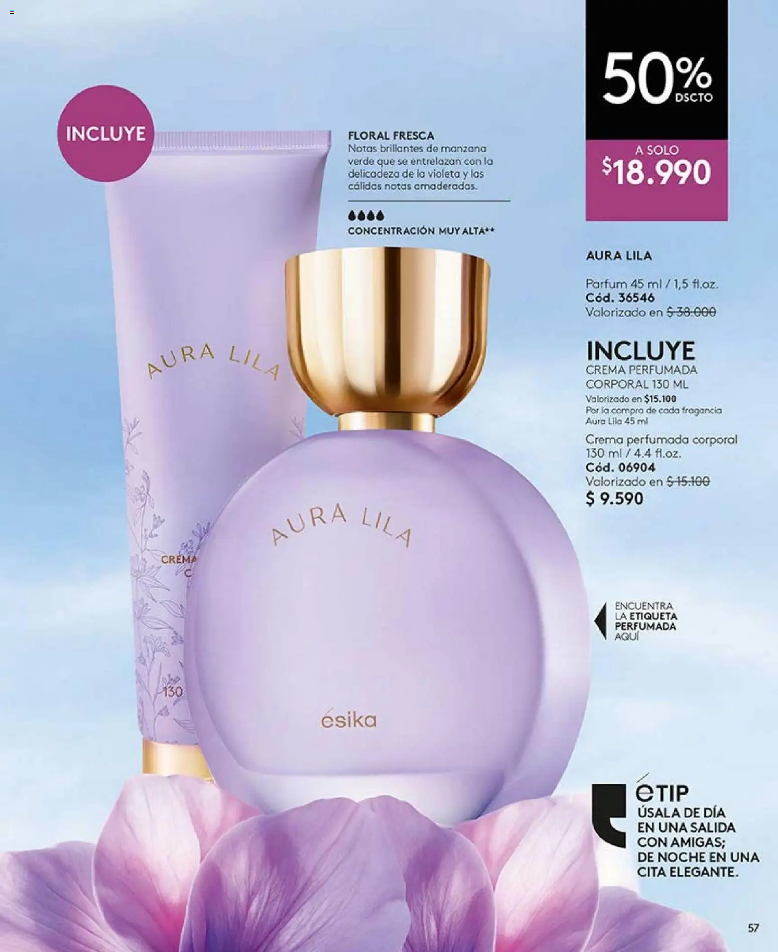 Catálogo Ésika Campaña 4 │ válido desde el 15.02.2026 | Página: 57 | Productos: Manzana, Fragancia, Crema