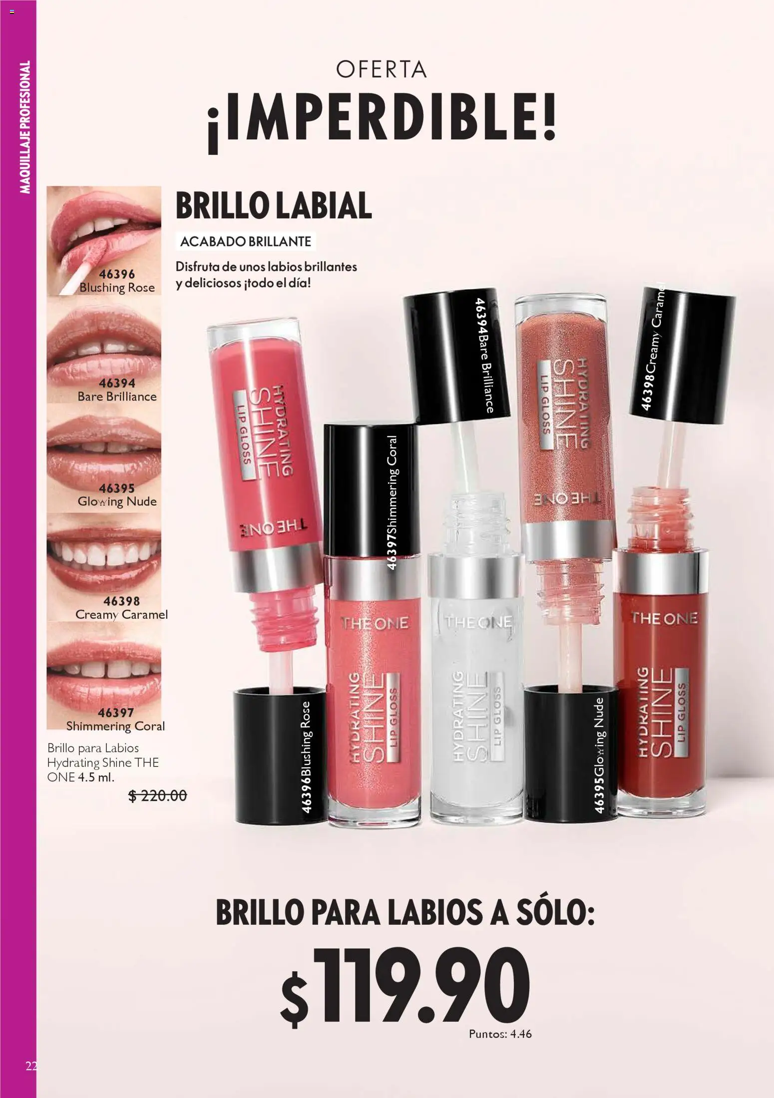 Nuevas ofertas de Oriflame válidas en toda la República Mexicana desde el 27.12.2025. ¡Encuentra las mejores ofertas en Oriflame campaña 1 2026! | Página: 22 | Productos: Brillo, Maquillaje