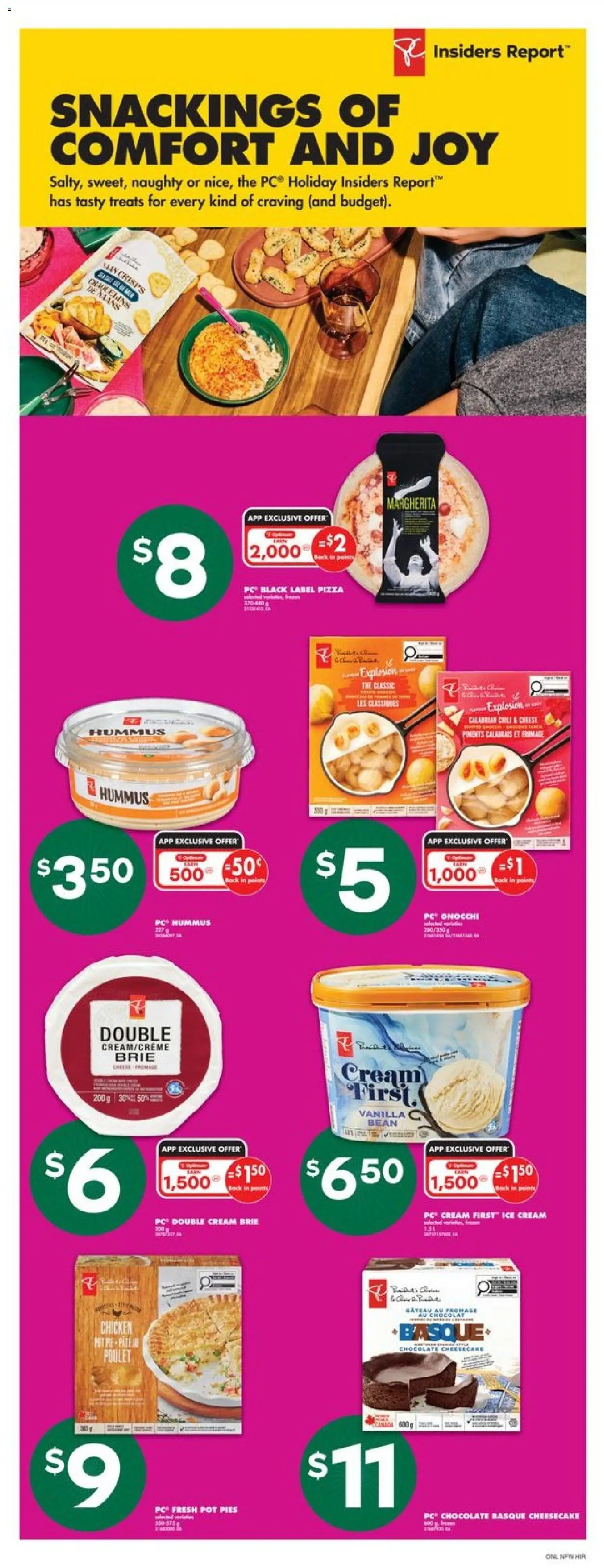 No Frills flyer valid from 06.11.2025 | Page: 12 | Products: Cream, Ice cream, PC, Cheese