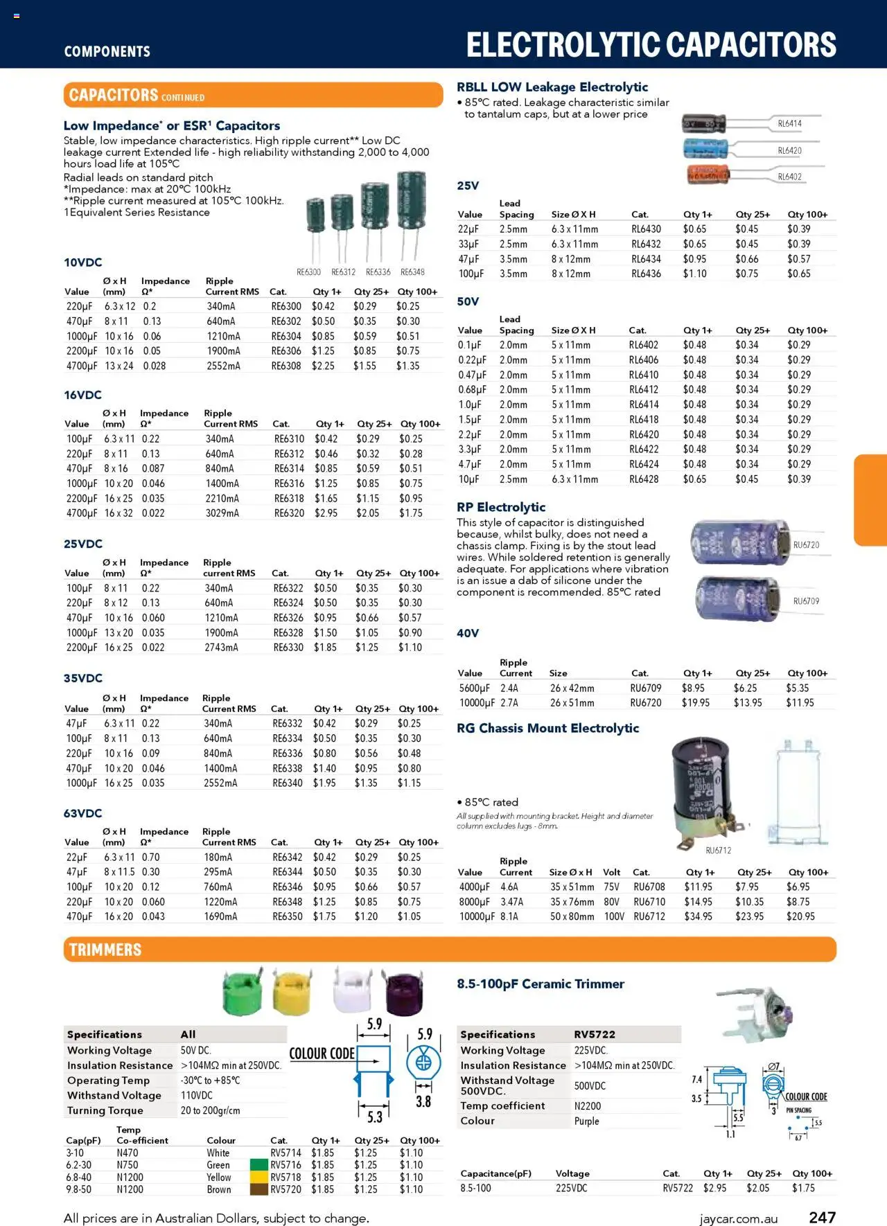Jaycar catalogue - valid from 09.07.2025 | Page: 247 | Products: Trimmers