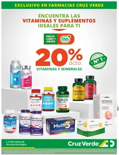 Bienestar Cruz Verde válido desde el 01.11.2025 | Página: 12 | Productos: Vitaminas