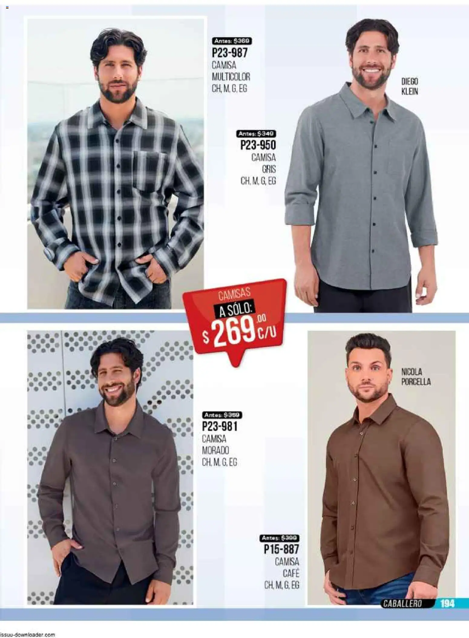 Nuevas ofertas de Cklass válidas en toda la República Mexicana desde el 31.10.2025. ¡Encuentra las mejores ofertas en Cklass catálogo Super Rebajas Ropa! | Página: 197 | Productos: Camisa, Café