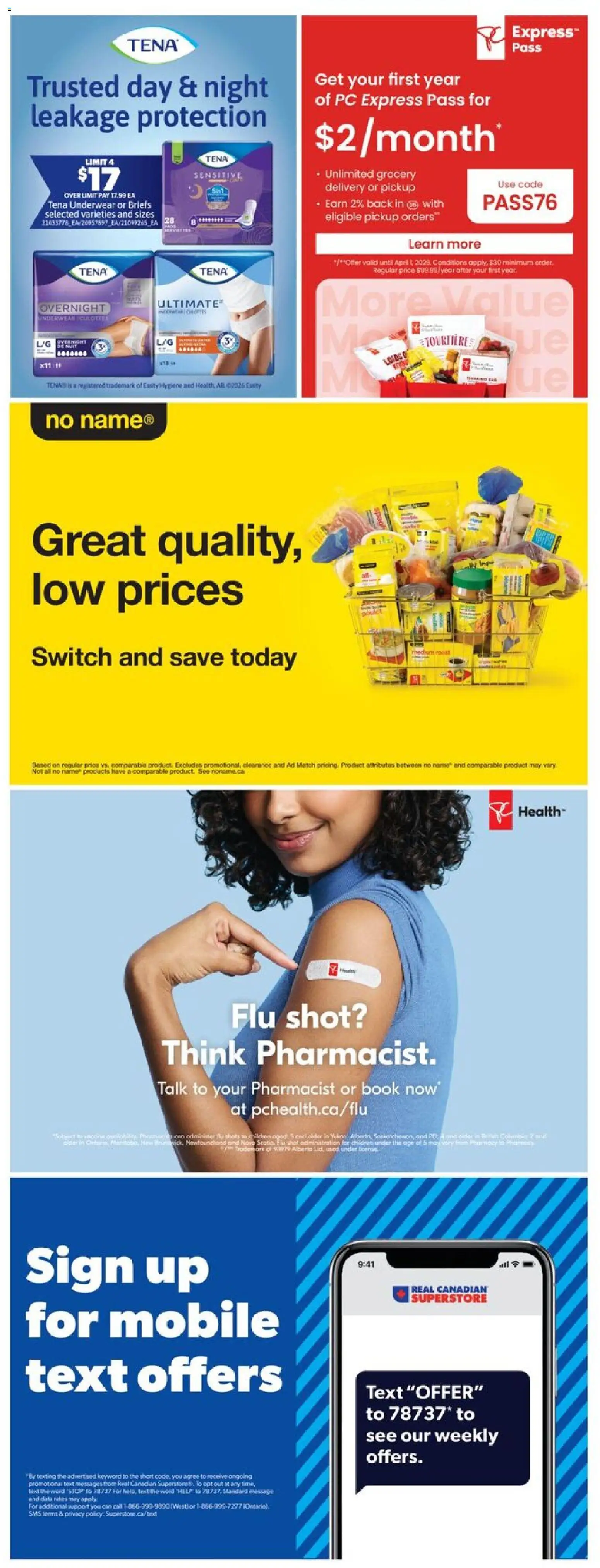 Real Canadian Superstore flyer valid from 26.03.2026 | Page: 39 | Products: PC, Underwear, Briefs
